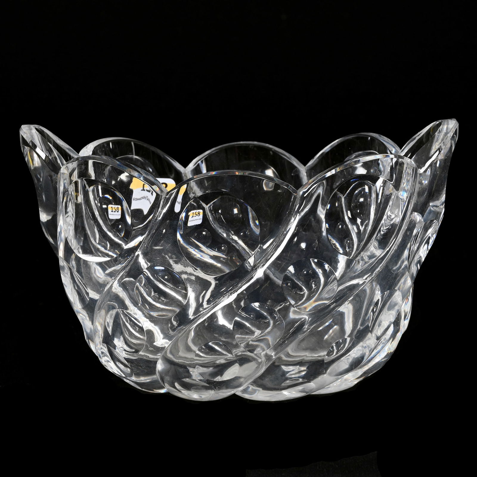 Oval Bowl Signed Steuben Art Glass (1 of 3)