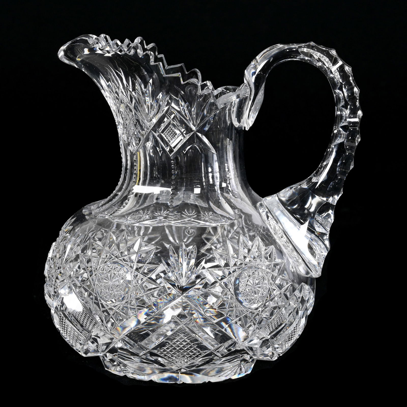 Pitcher, American Brilliant Cut Glass (1 of 3)