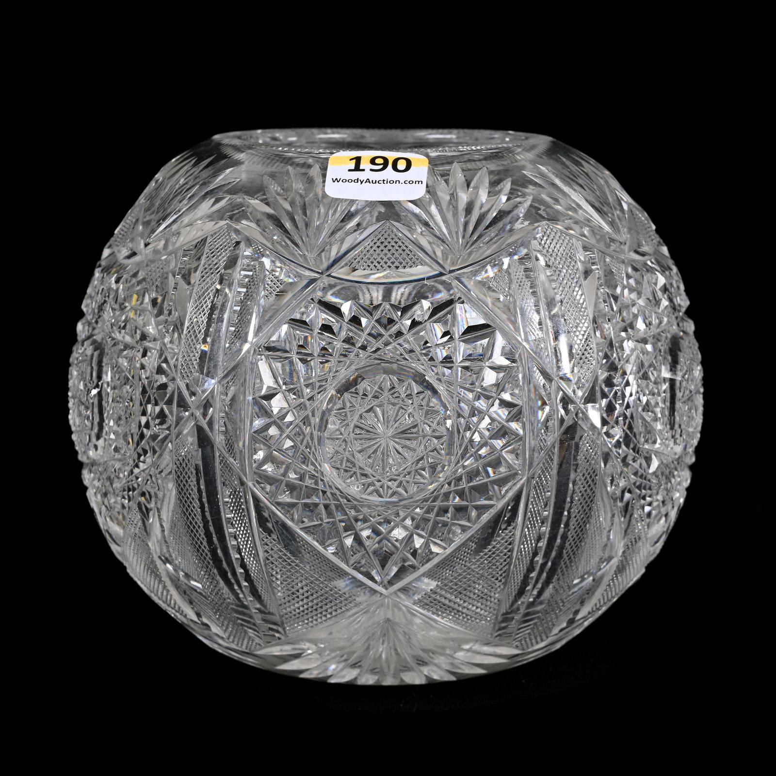 Rose Bowl, American Brilliant Cut Glass (1 of 7)