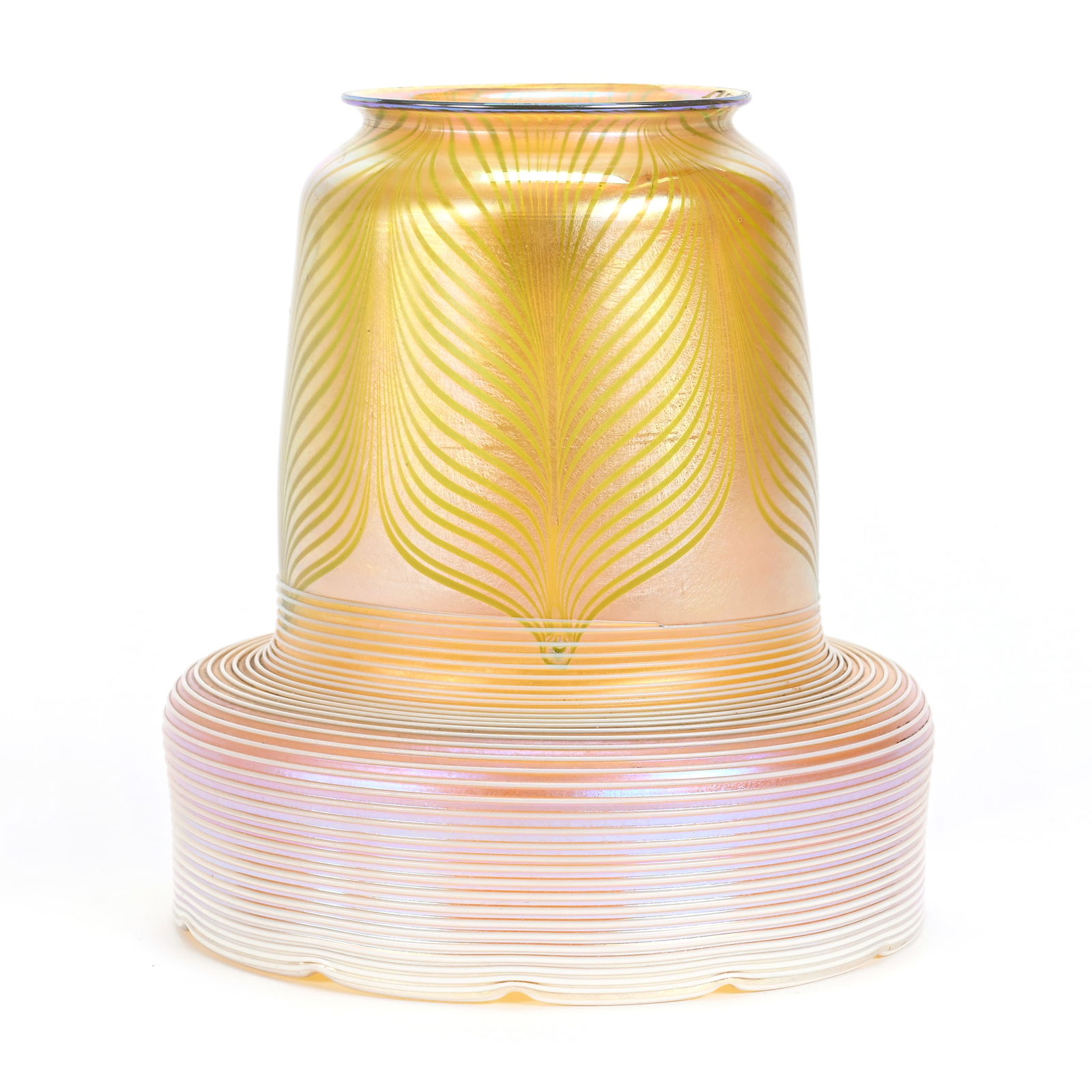 Light Shade Signed Quezal Art Glass (1 of 4)