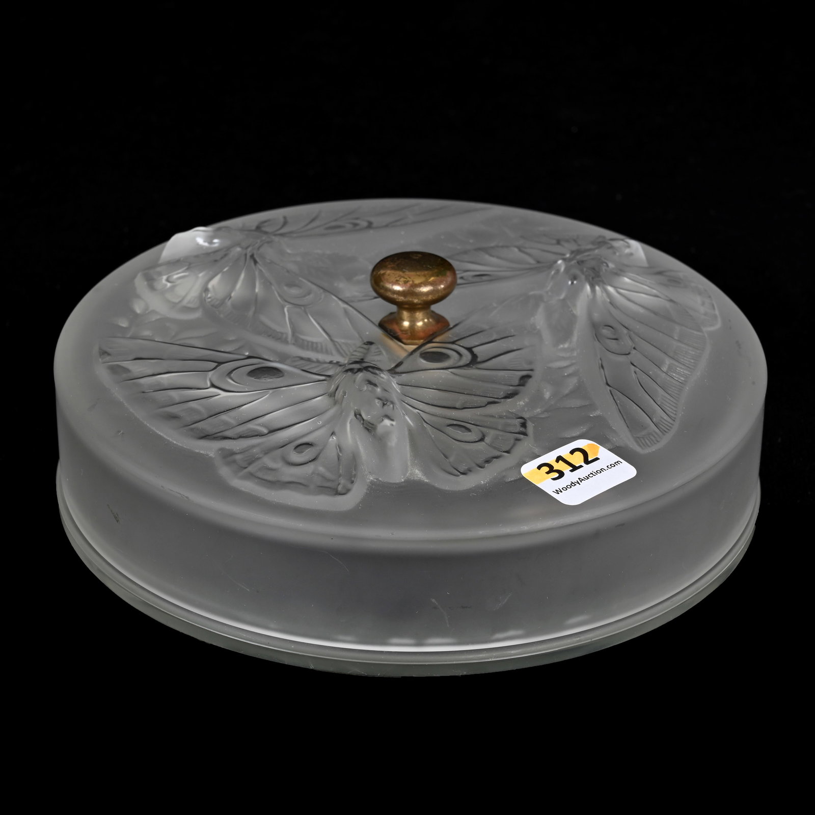 Round Covered Box Signed Verlys France (1 of 5)