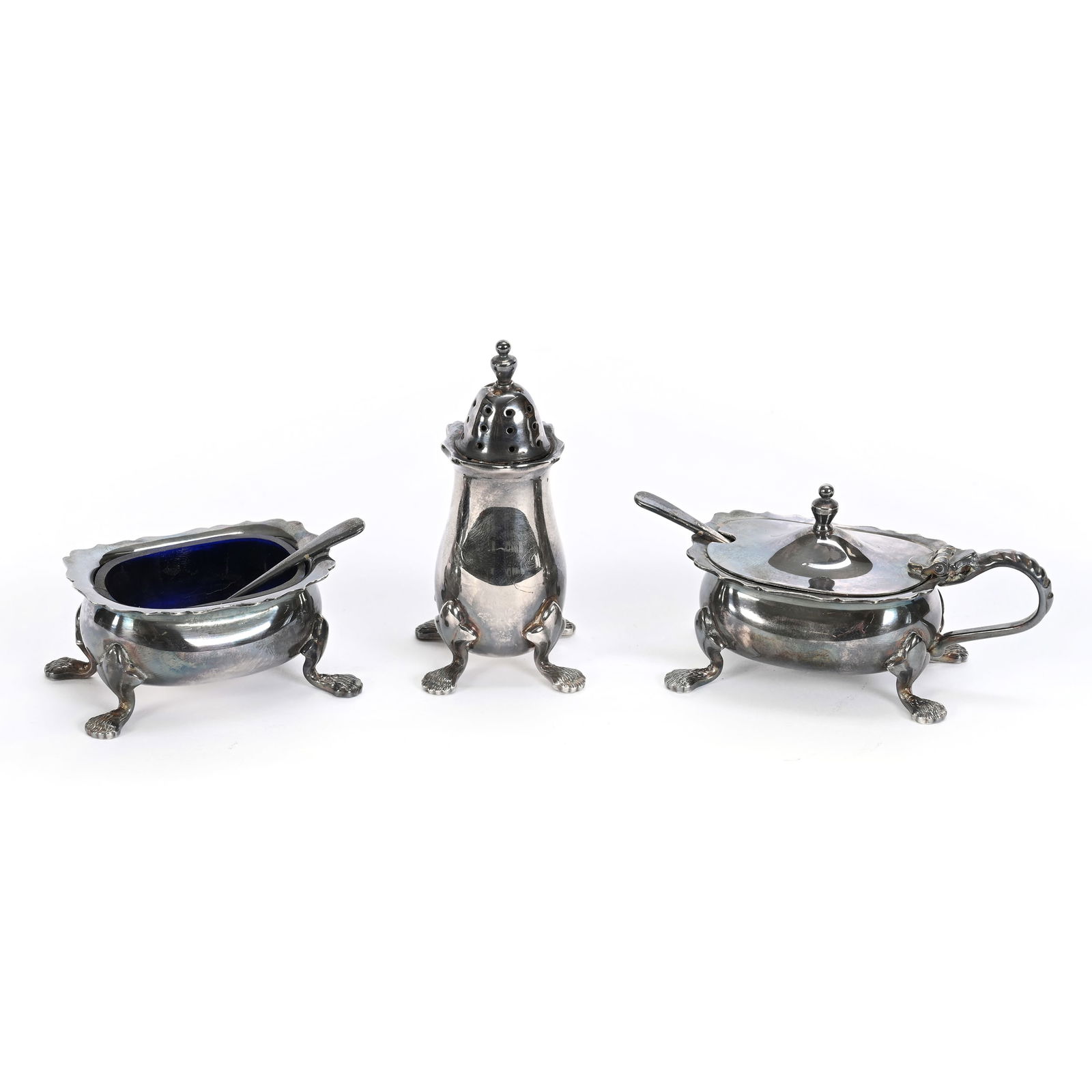 Condiment Set, Three Piece, Silverplate (1 of 3)