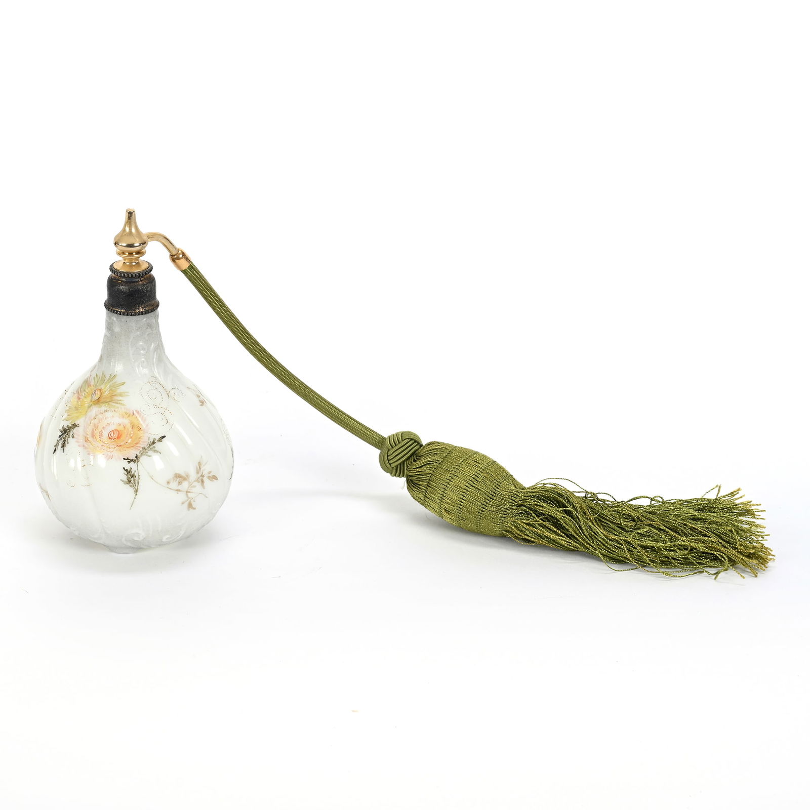 Perfume Atomizer, Unmarked Pairpoint Opal Ware (1 of 3)