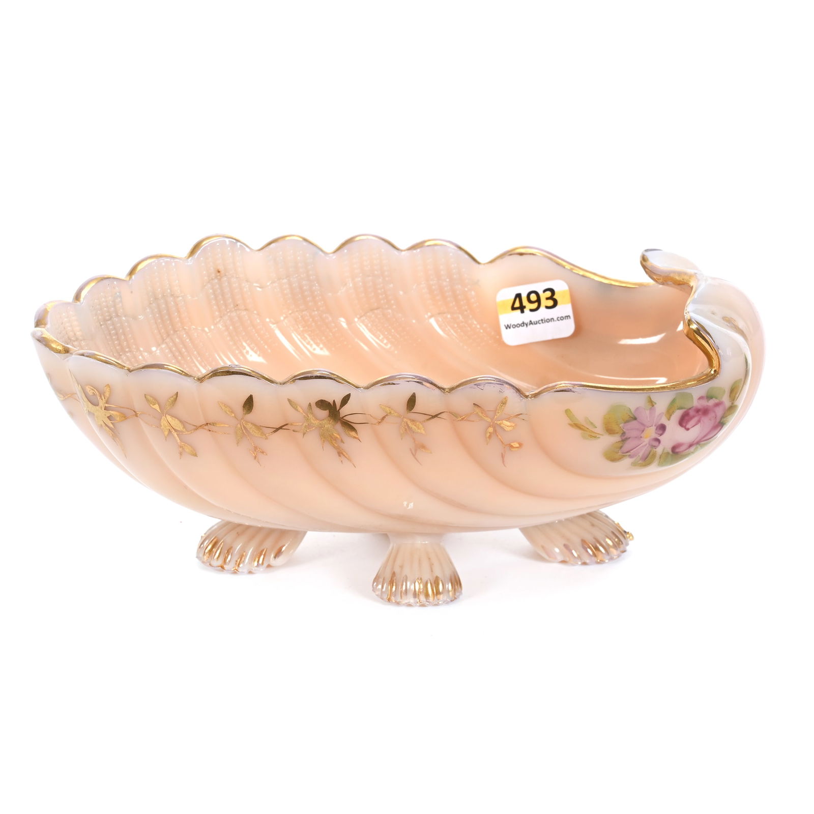 Oval Shell Shaped Dish, Pink Cambridge Glassware (1 of 3)