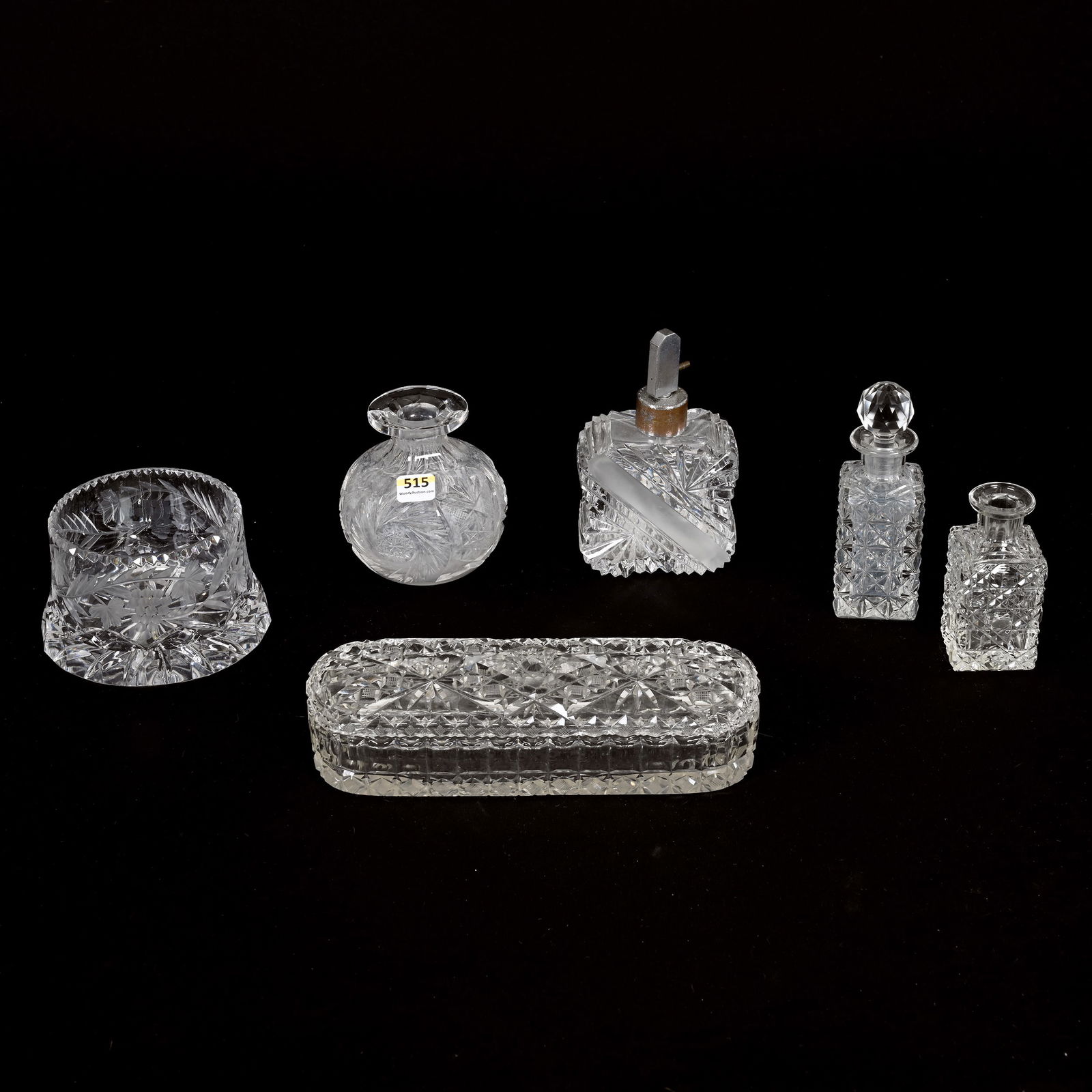 (6) Cut Glass Items (1 of 4)