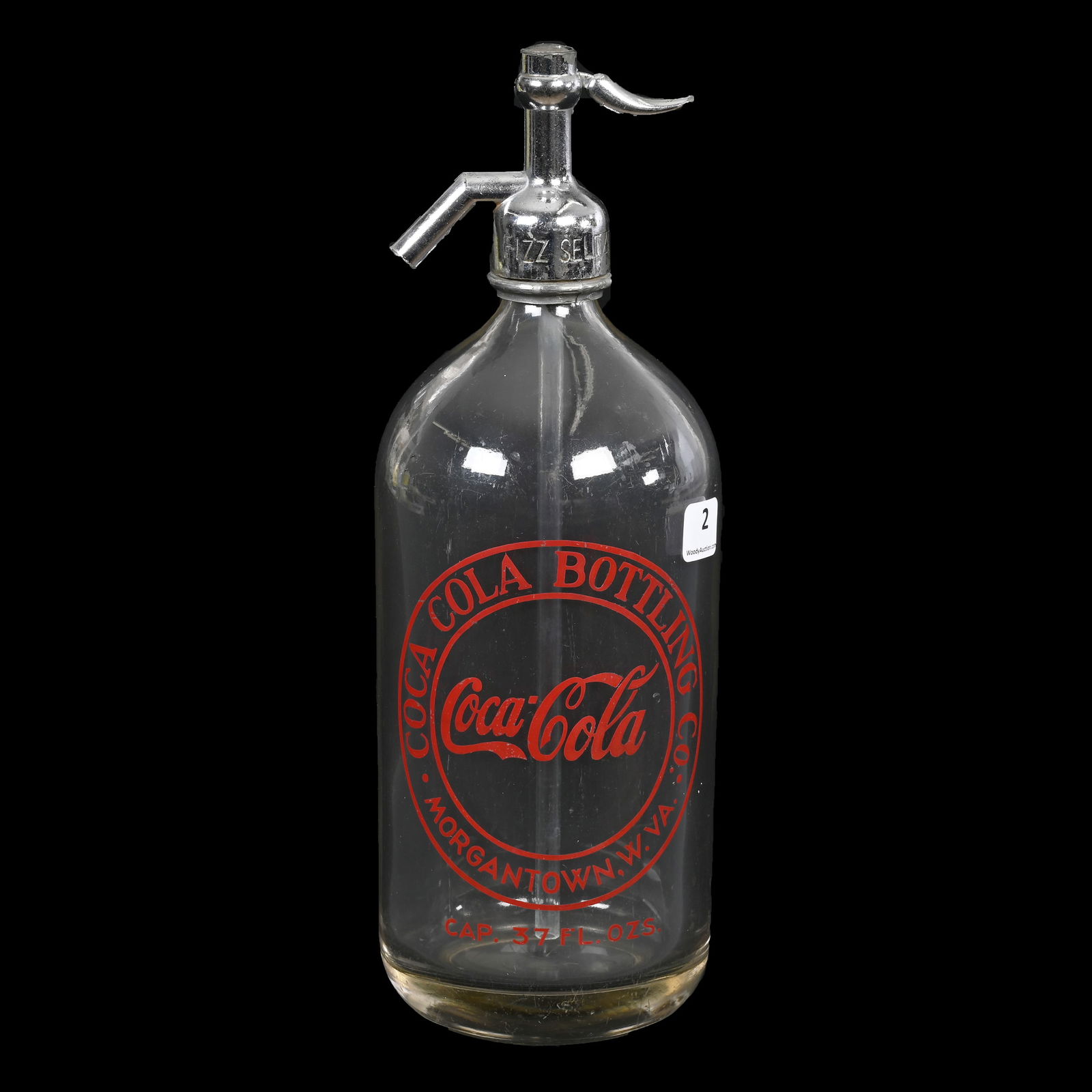 1920's-40's Coca-Cola Morgantown WV Seltzer Bottle (1 of 4)