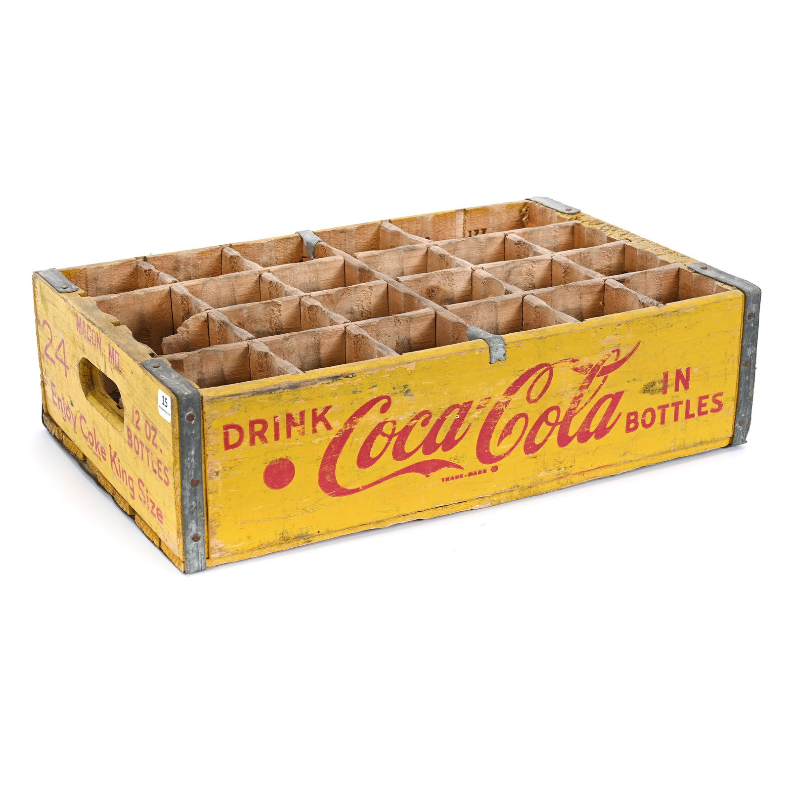 1950's Coca-Cola Bottle Case Macon Missouri (1 of 3)