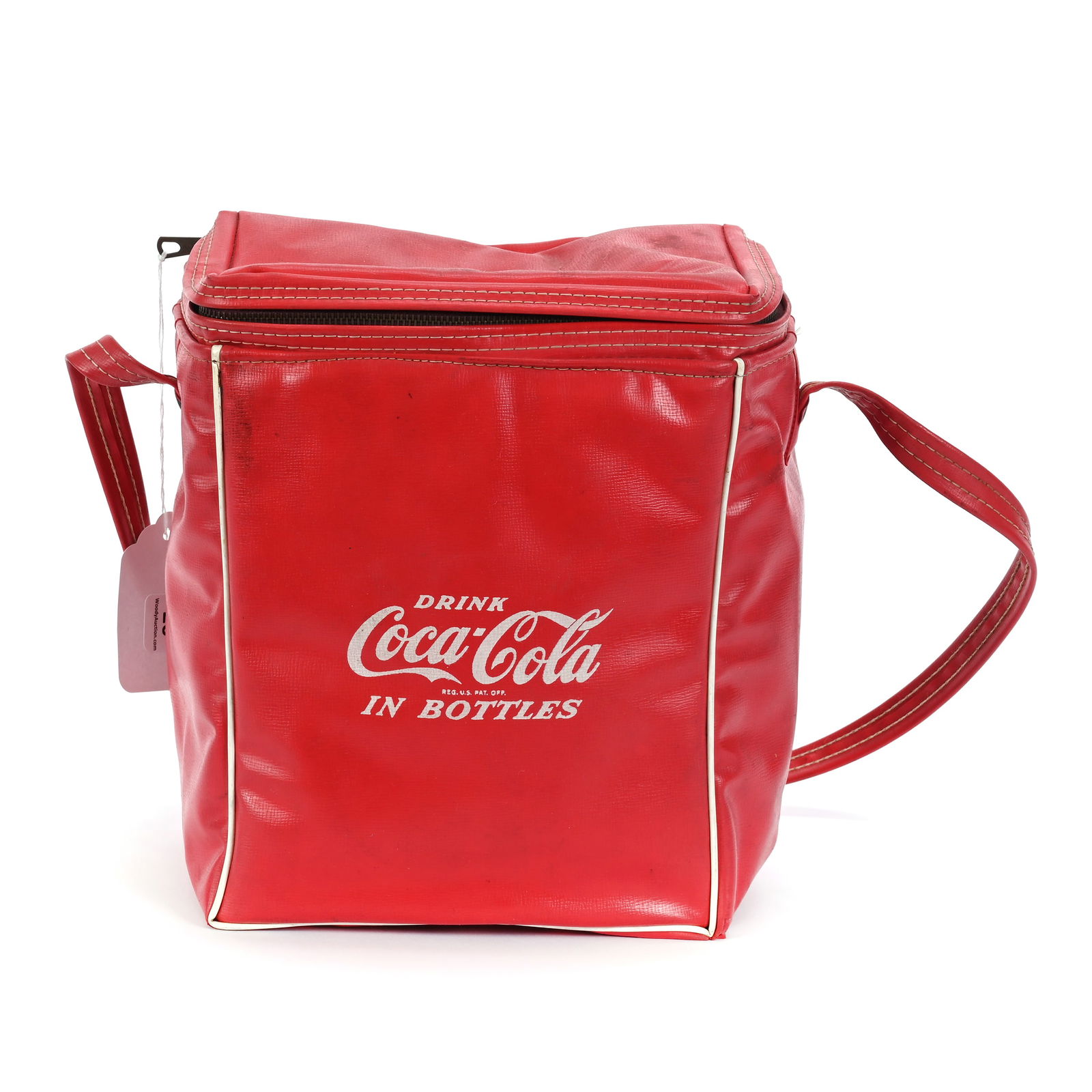 1960's Coca Cola Red Vinyl Cooler (1 of 5)