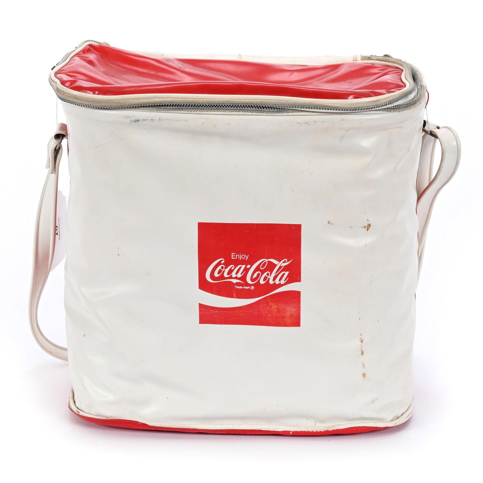 1970's Coca Cola White Vinyl Cooler (1 of 4)