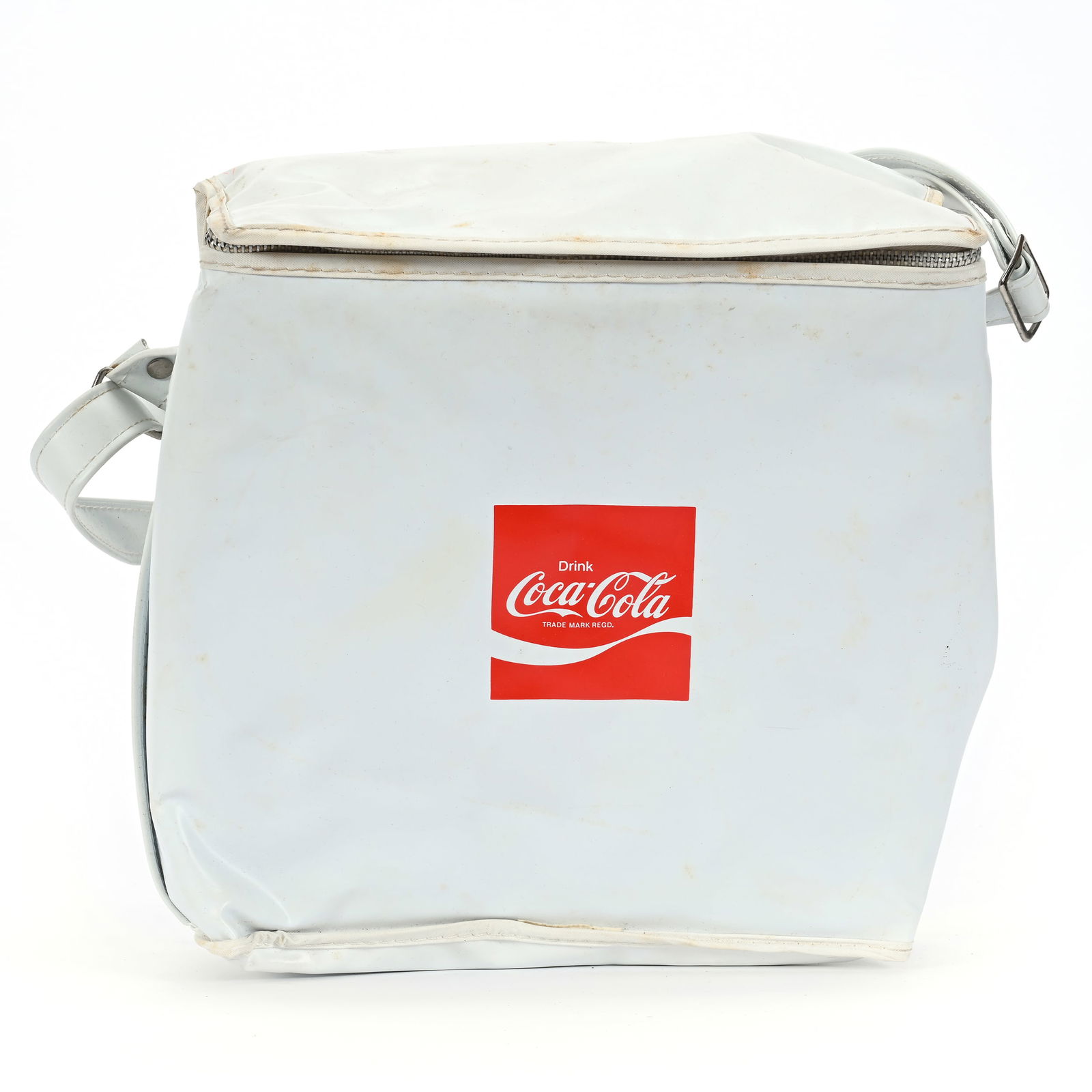 1970's Coca Cola White Vinyl Cooler (1 of 4)