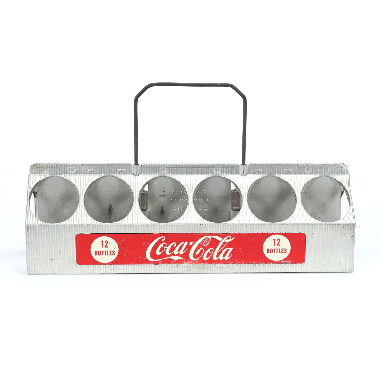 Coca Cola Aluminum Twelve Bottle Carrier (1 of 2)