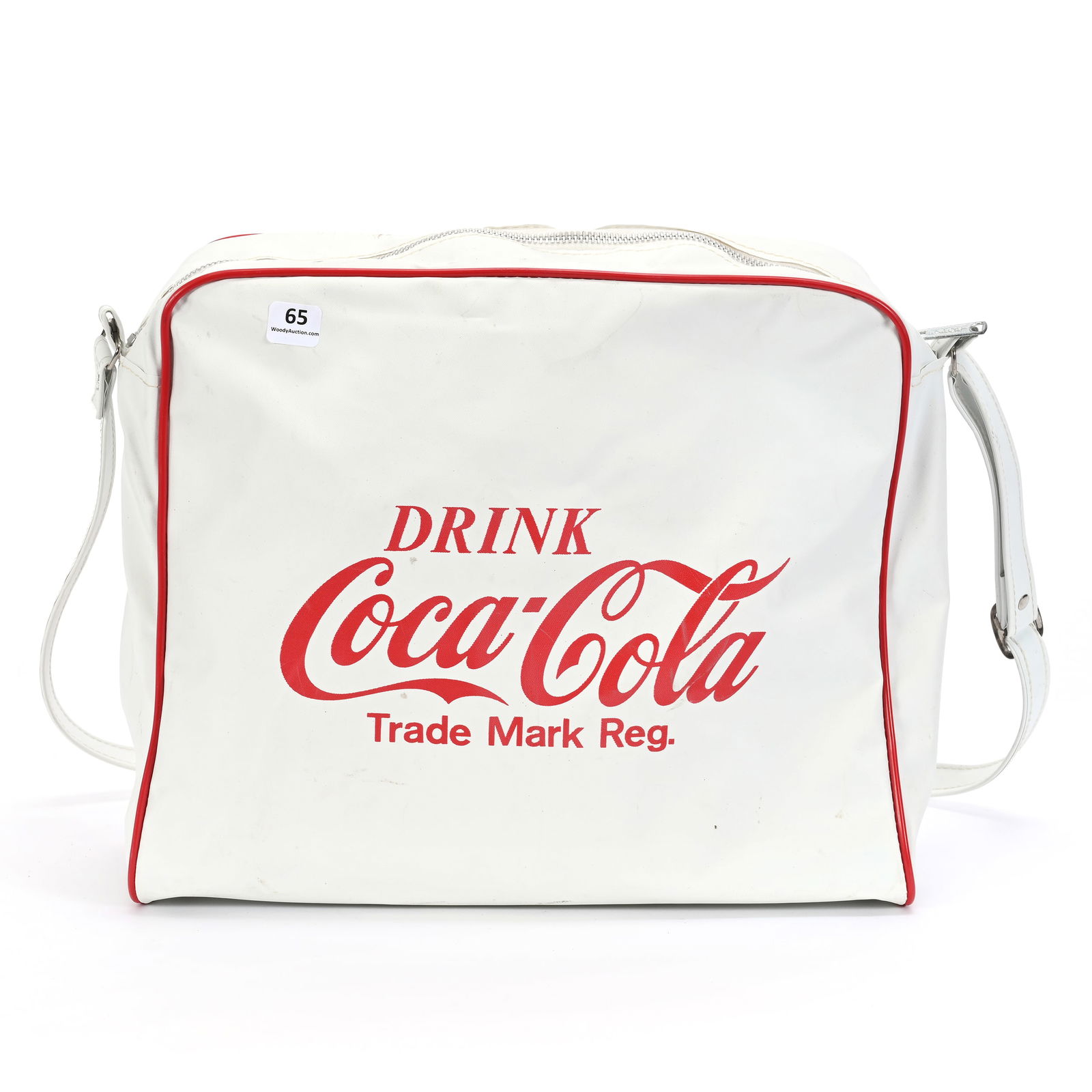 1960's Coca Cola White Vinyl Cooler (1 of 2)