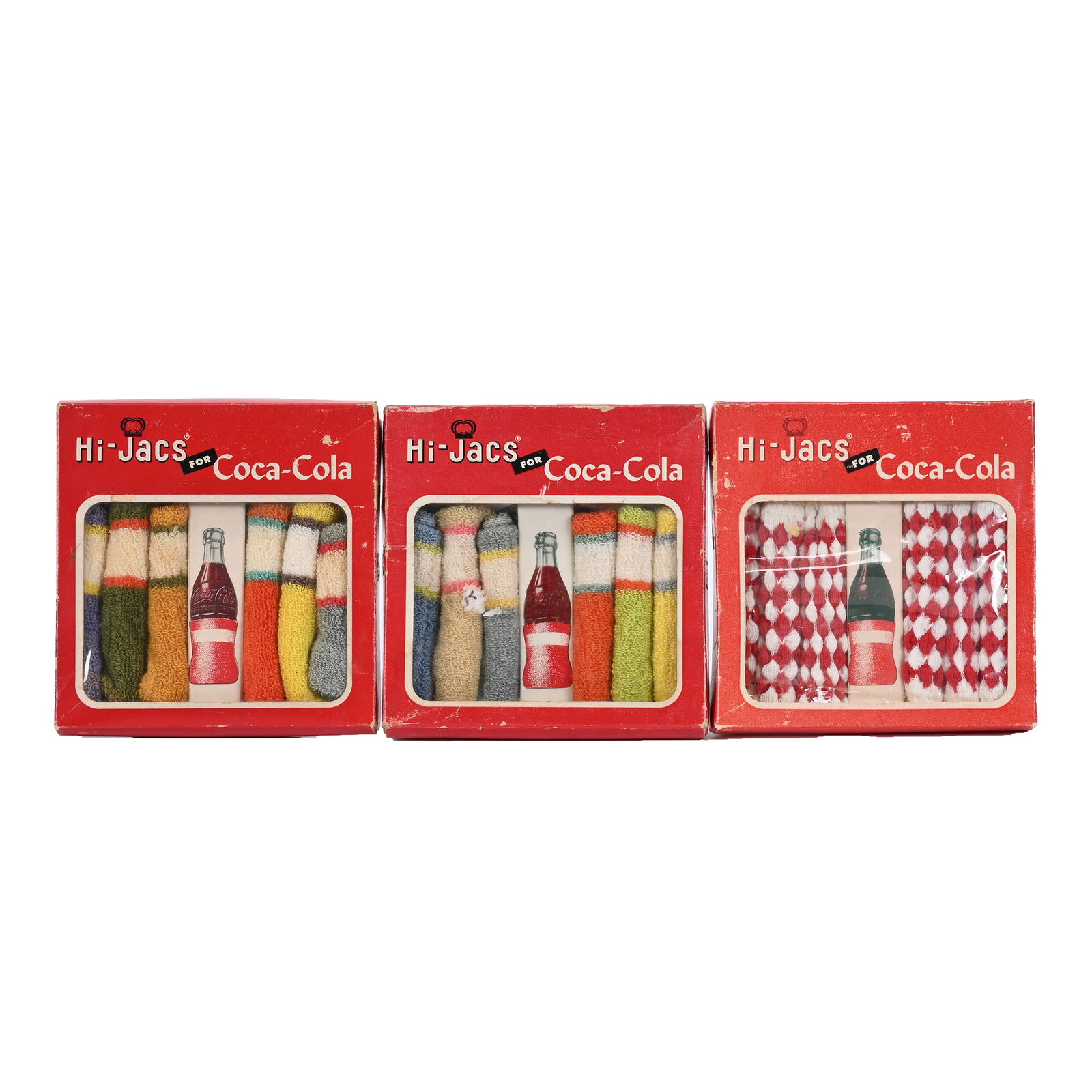 Coca Cola Hi-Jacs Drip Protectors, (3) Different Sets (1 of 3)