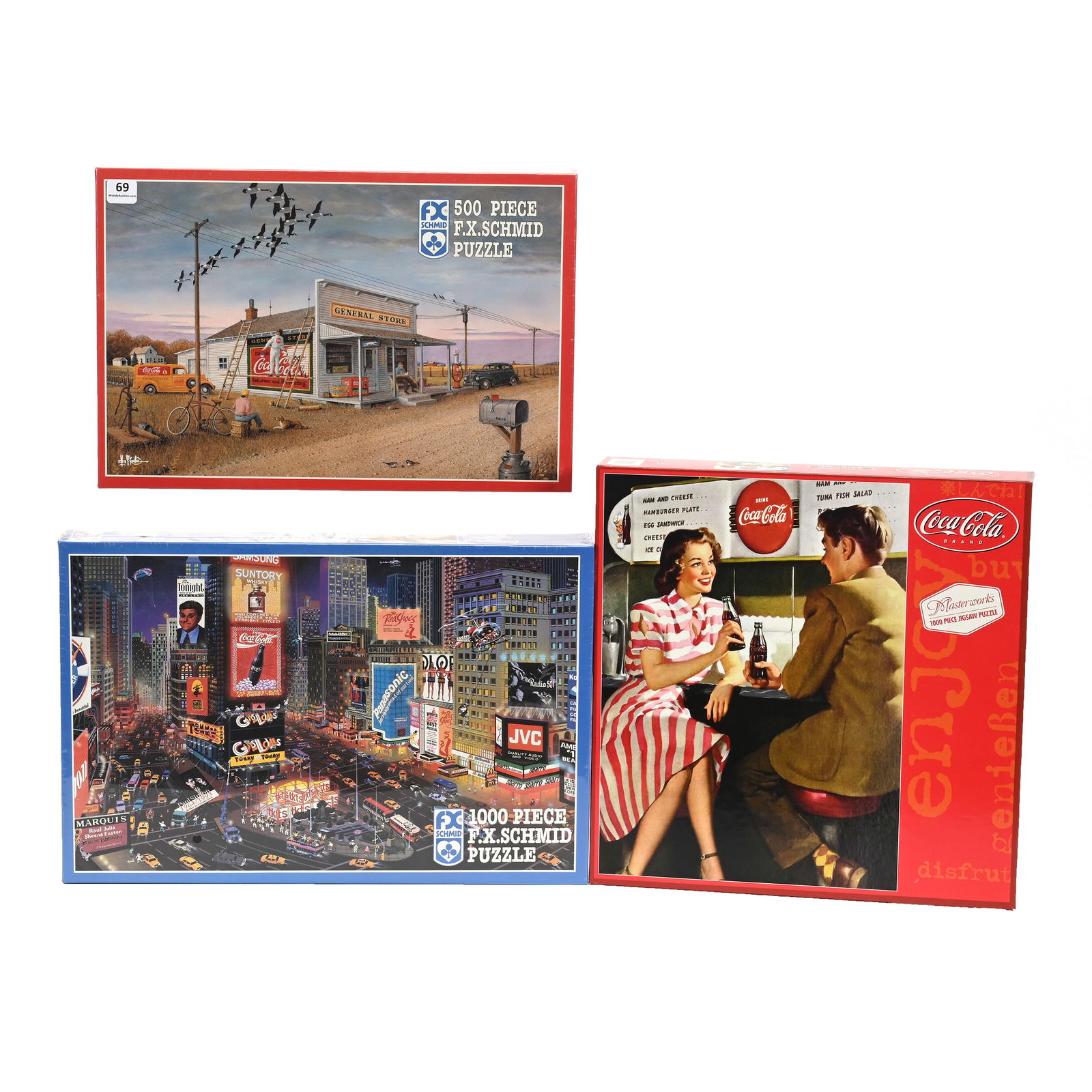 (3) Coca Cola New Puzzles In Original Boxes (1 of 2)