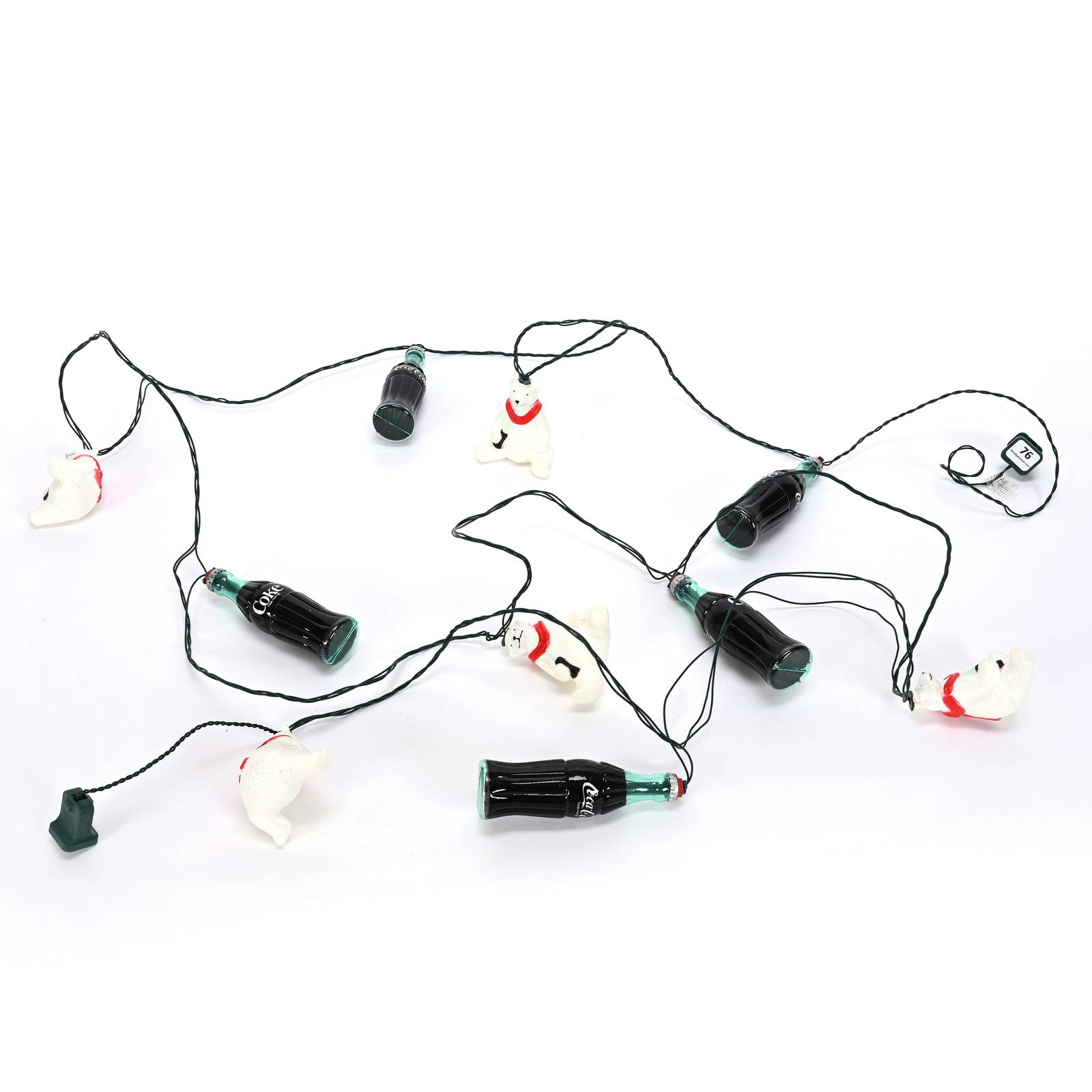 Coca Cola String Of Christmas Lights Auction