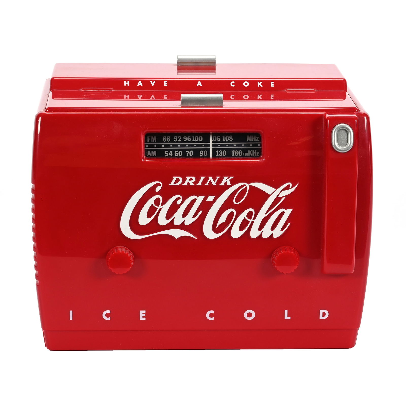 Coca Cola Reproduction Cooler Radio (1 of 2)
