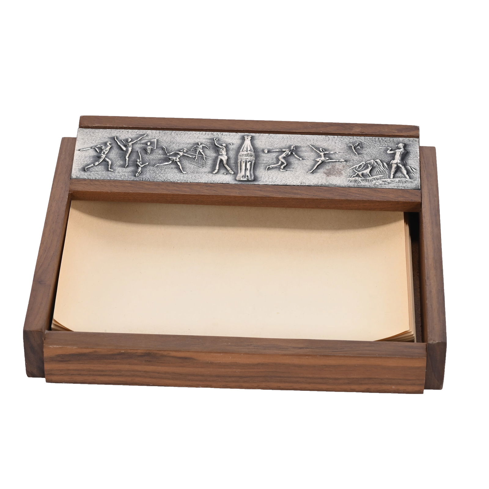 Coca Cola Wooden Desk Set With Note Pad (1 of 3)