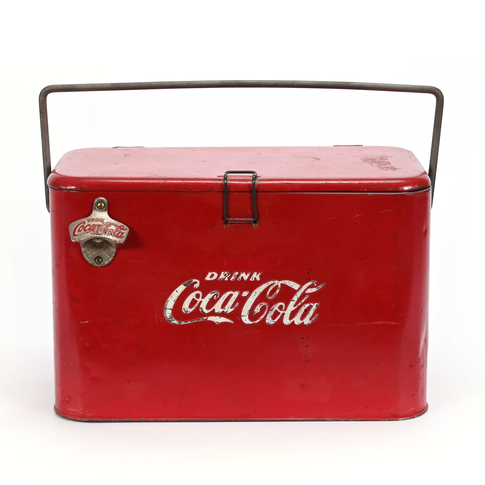 1950's-60's Coca Cola Metal Cooler (1 of 5)