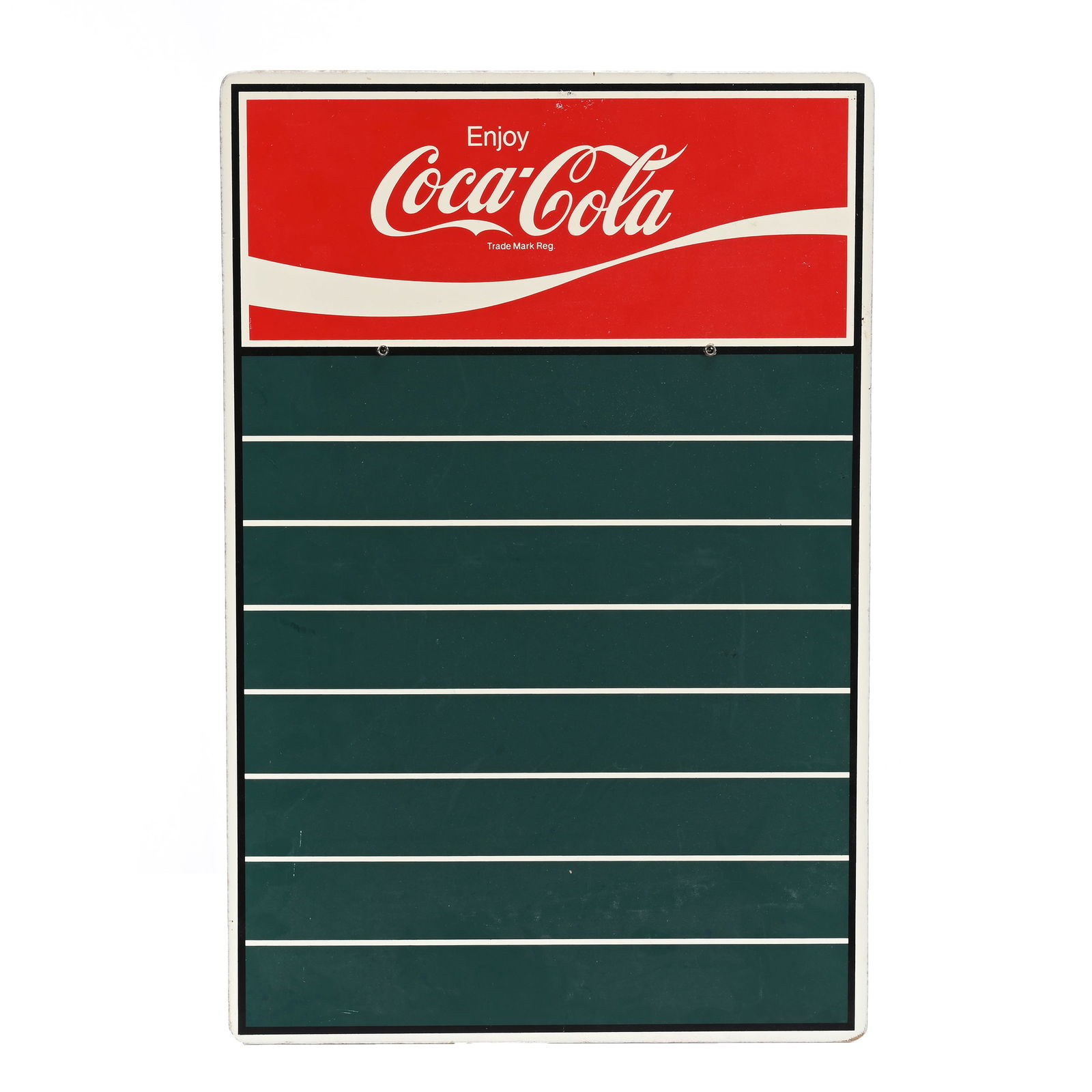Coca Cola Menu Board, Appearance Of Football Field (1 of 2)