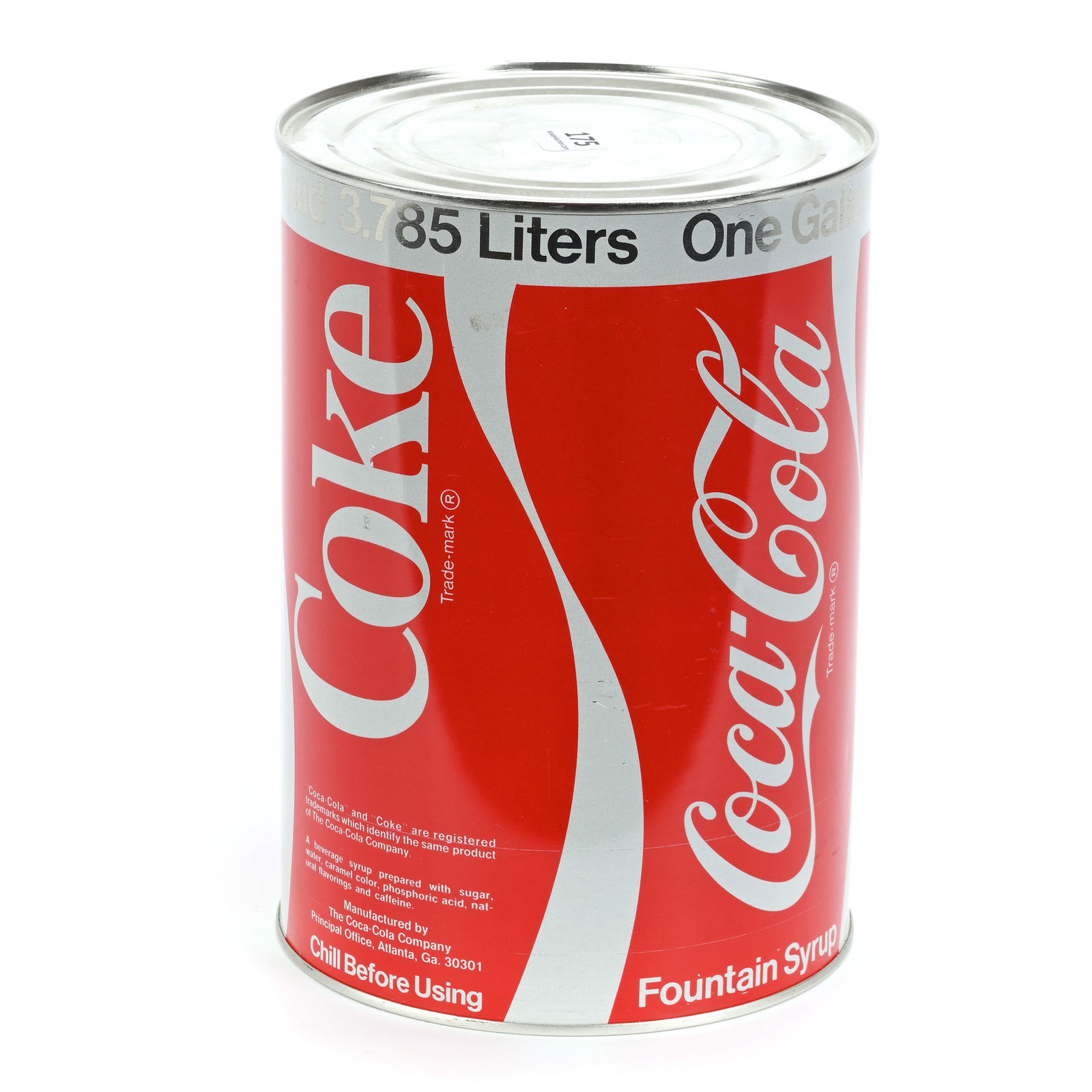 1970's Coca Cola Gallon Syrup Can (1 of 3)