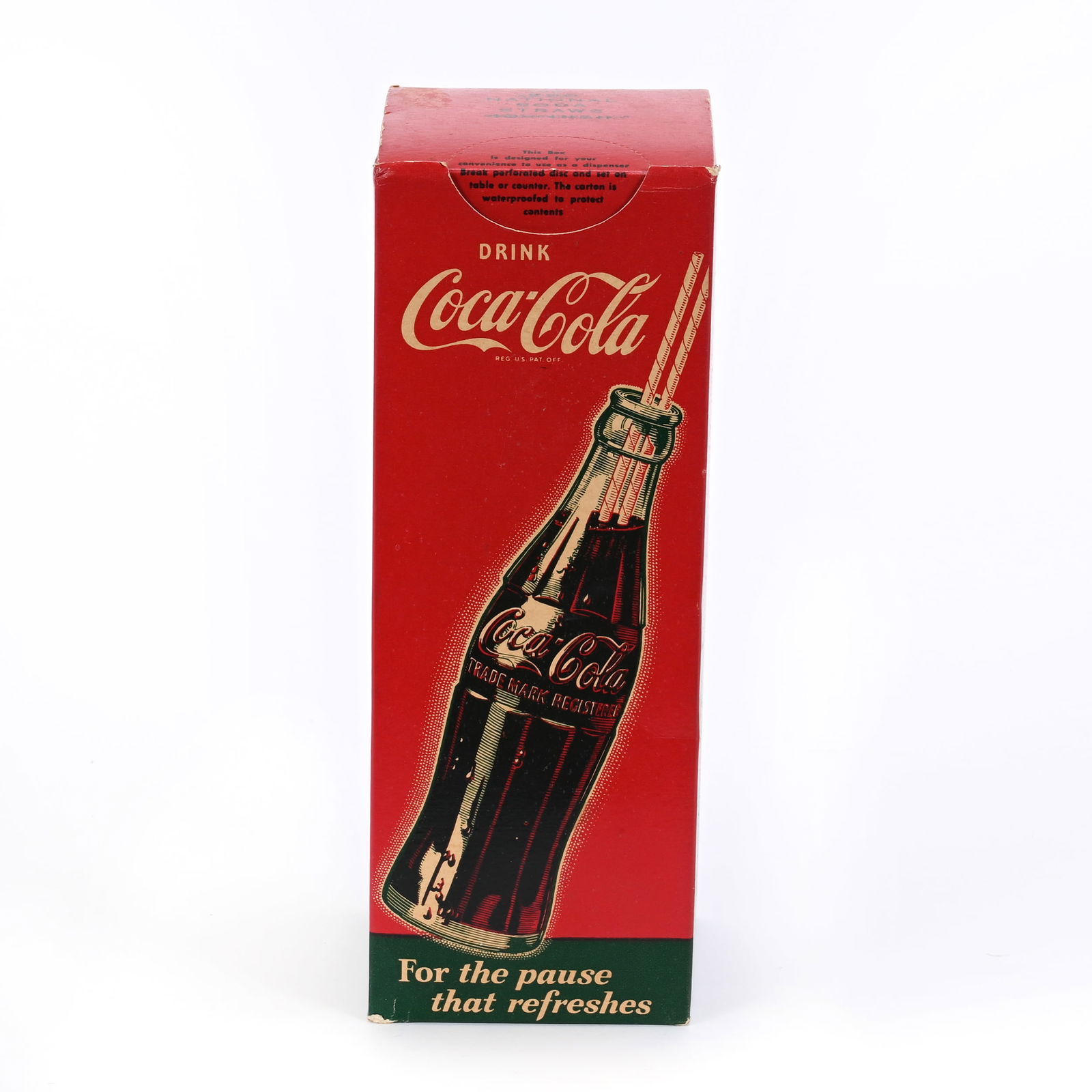 1940-50's Coca Cola Large Size Bottle Straws (1 of 3)