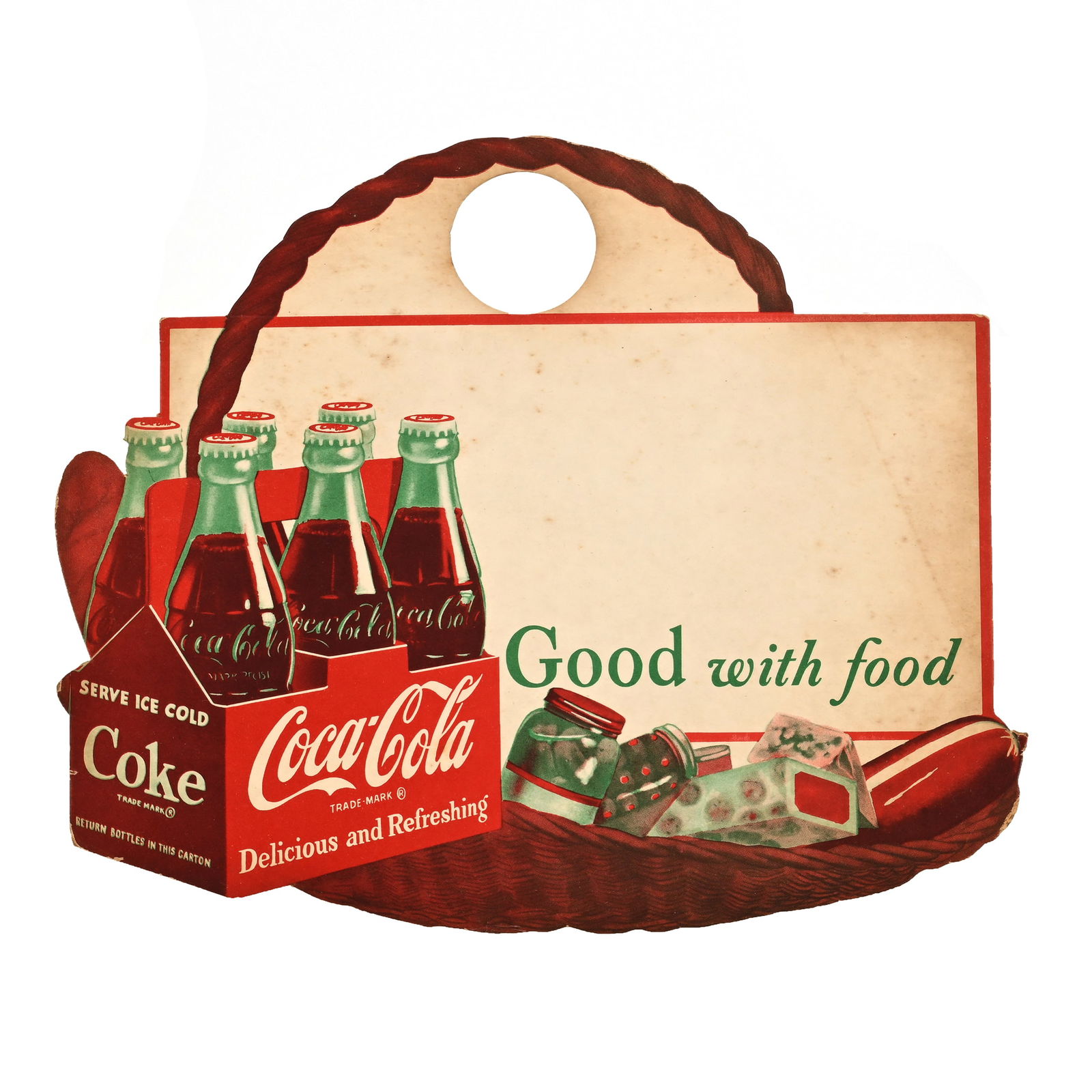 1940's Coca Cola Bottle Hanger (1 of 2)