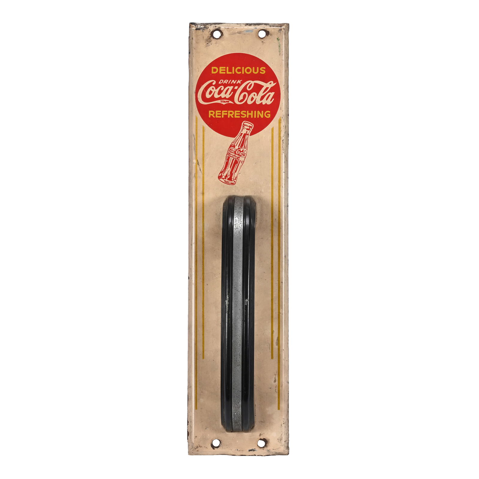 1930-40's Coca Cola Door Handle, Metal & Plastic (1 of 3)
