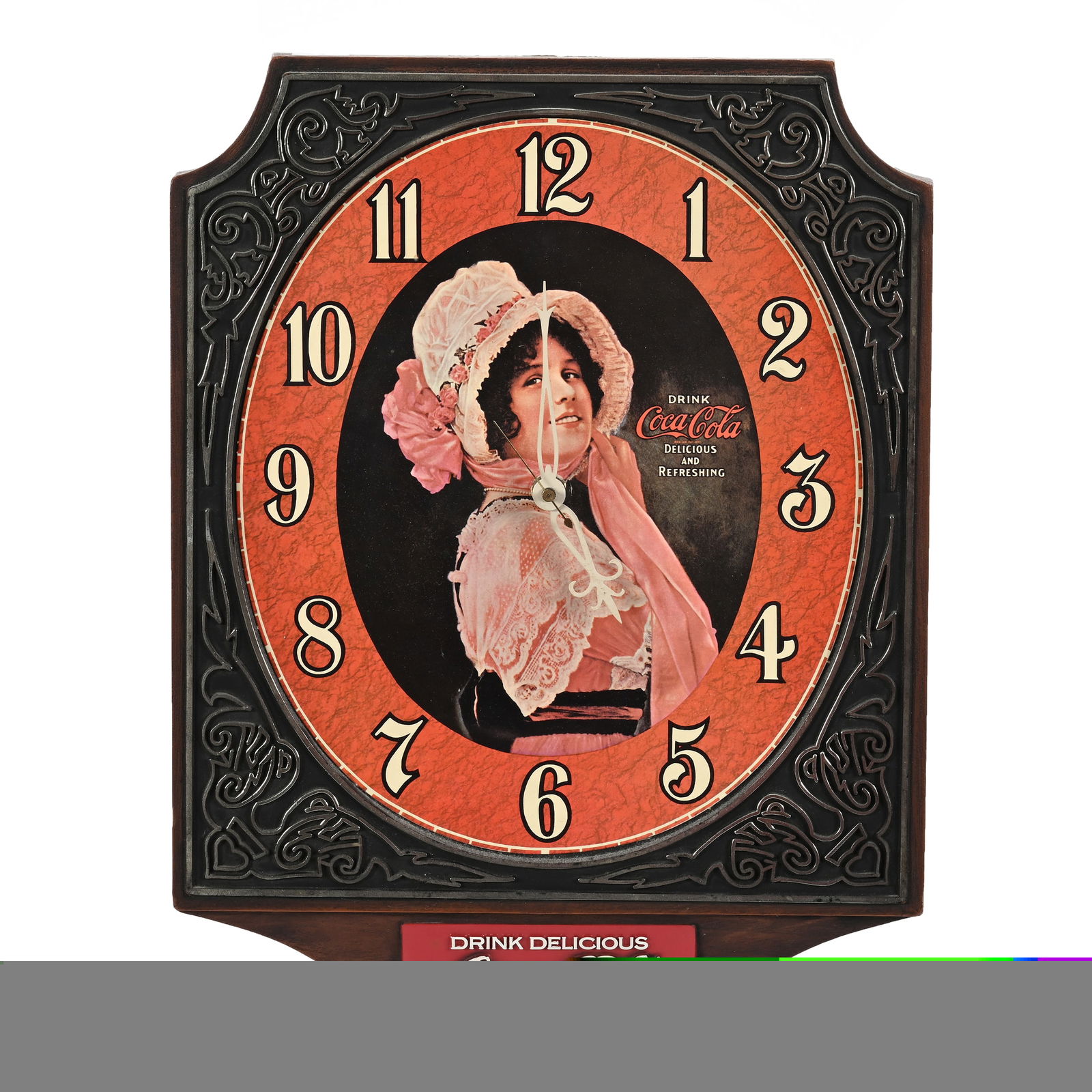 1980's Coca Cola Clock, American, "Betty" (1 of 2)