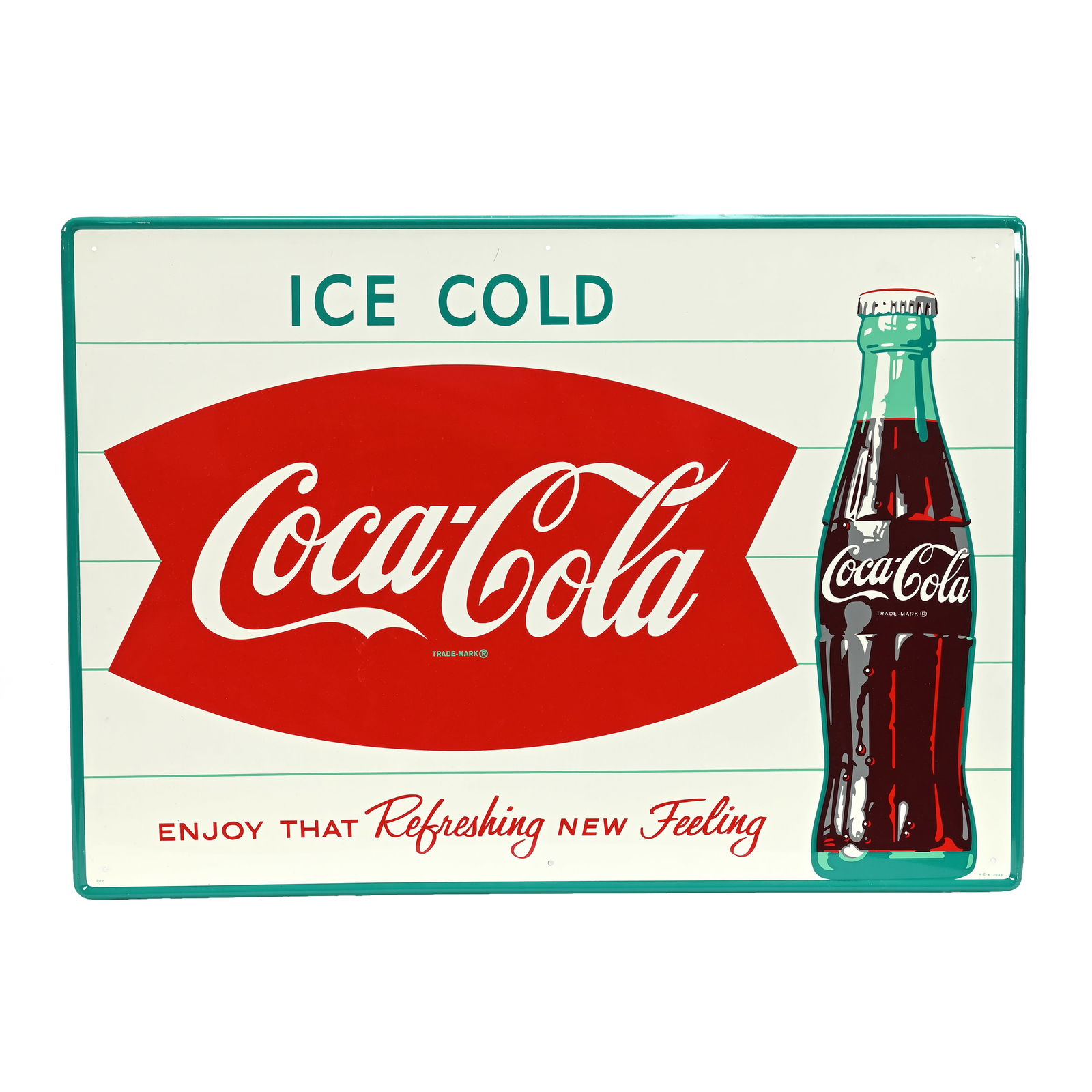 1963 Coca Cola Fish Tail Sign (1 of 4)