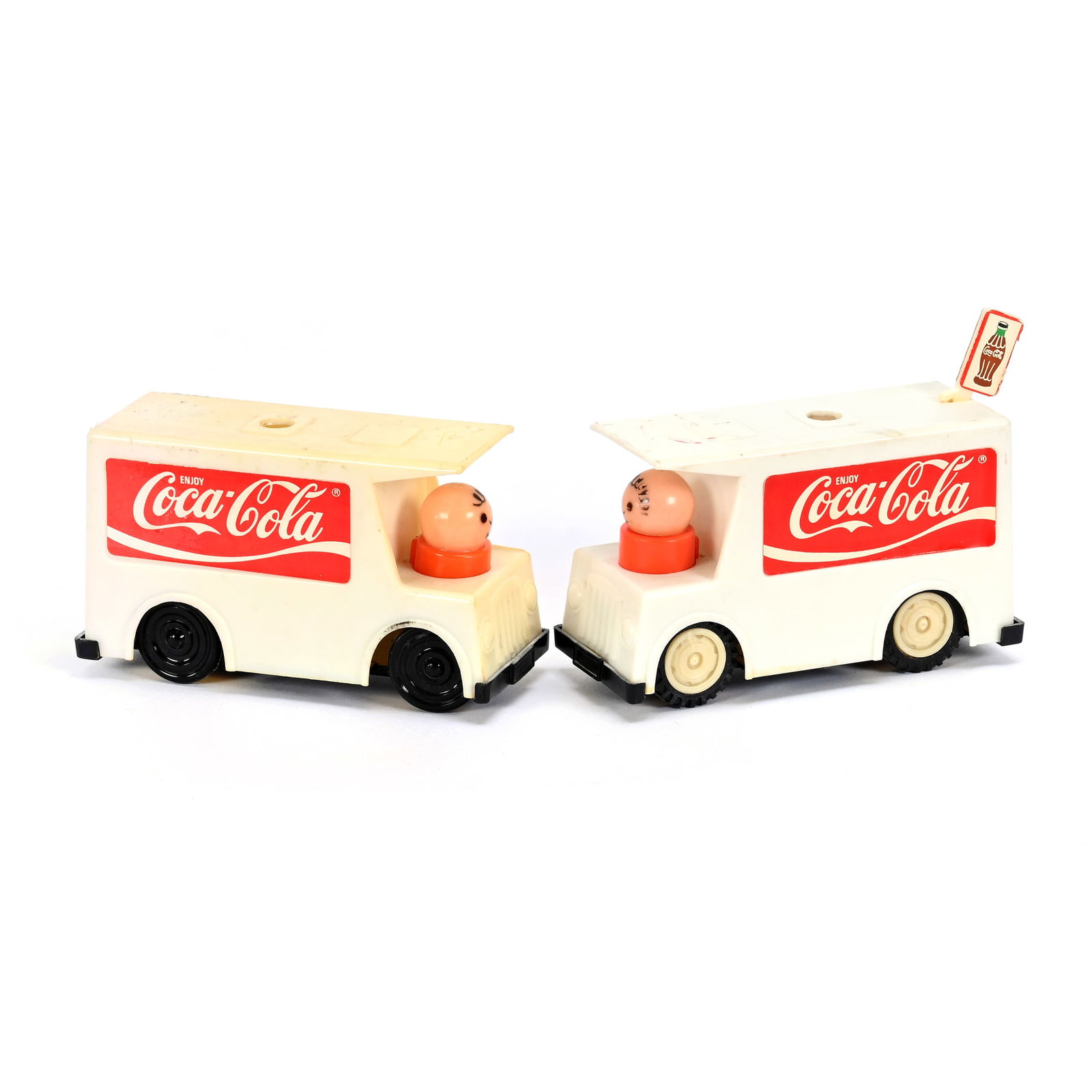 1960's Coca Cola (2) Toy Plastic Trucks (1 of 3)