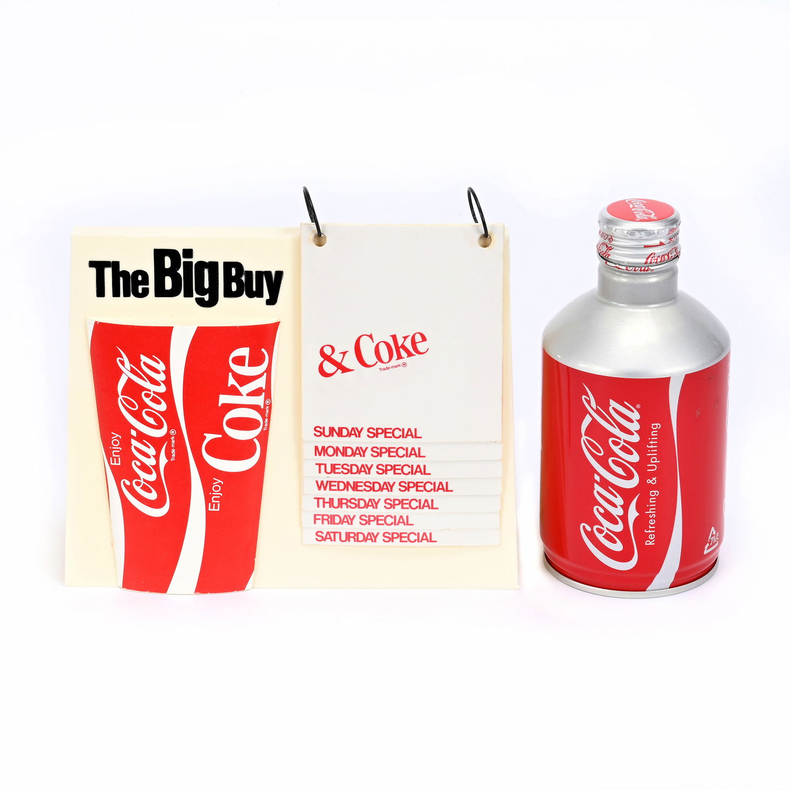1970's Coca Cola Mini Menu & Japan Can (1 of 2)