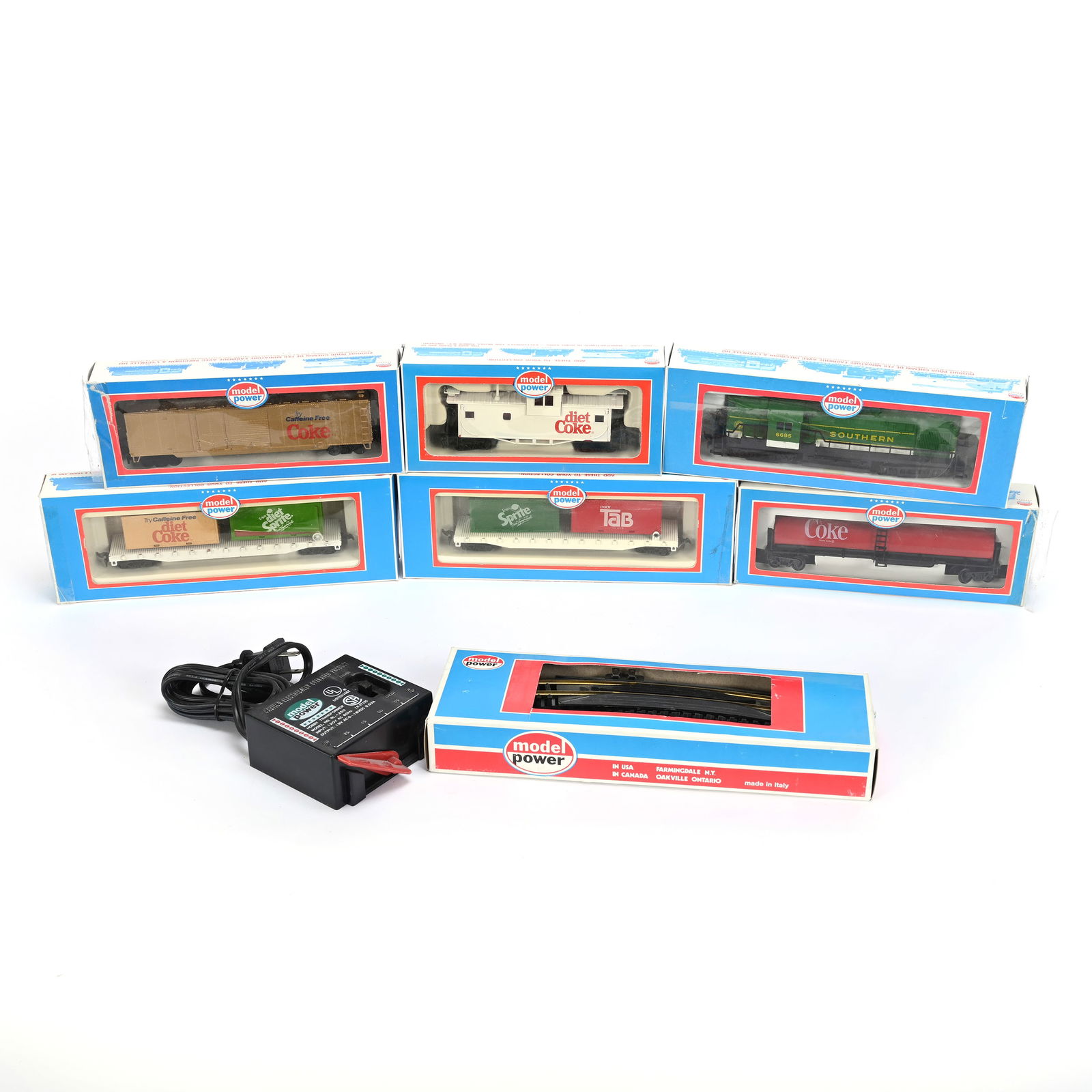 1970's Coca Cola Model HO Train Set With Coke Cars (1 of 4)