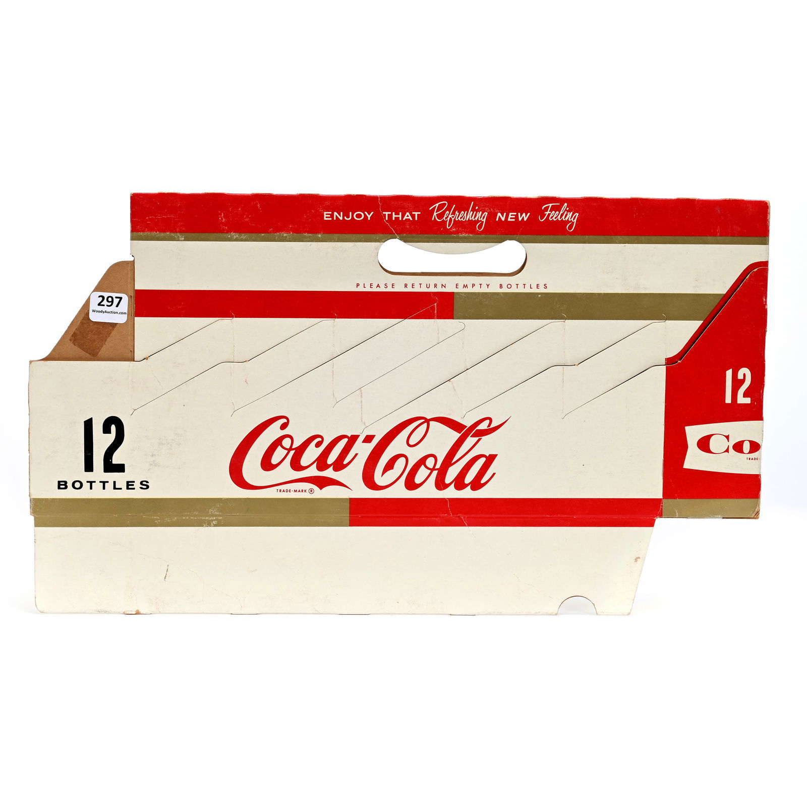 1960's Coca Cola NOS Cardboard Carrier (1 of 2)