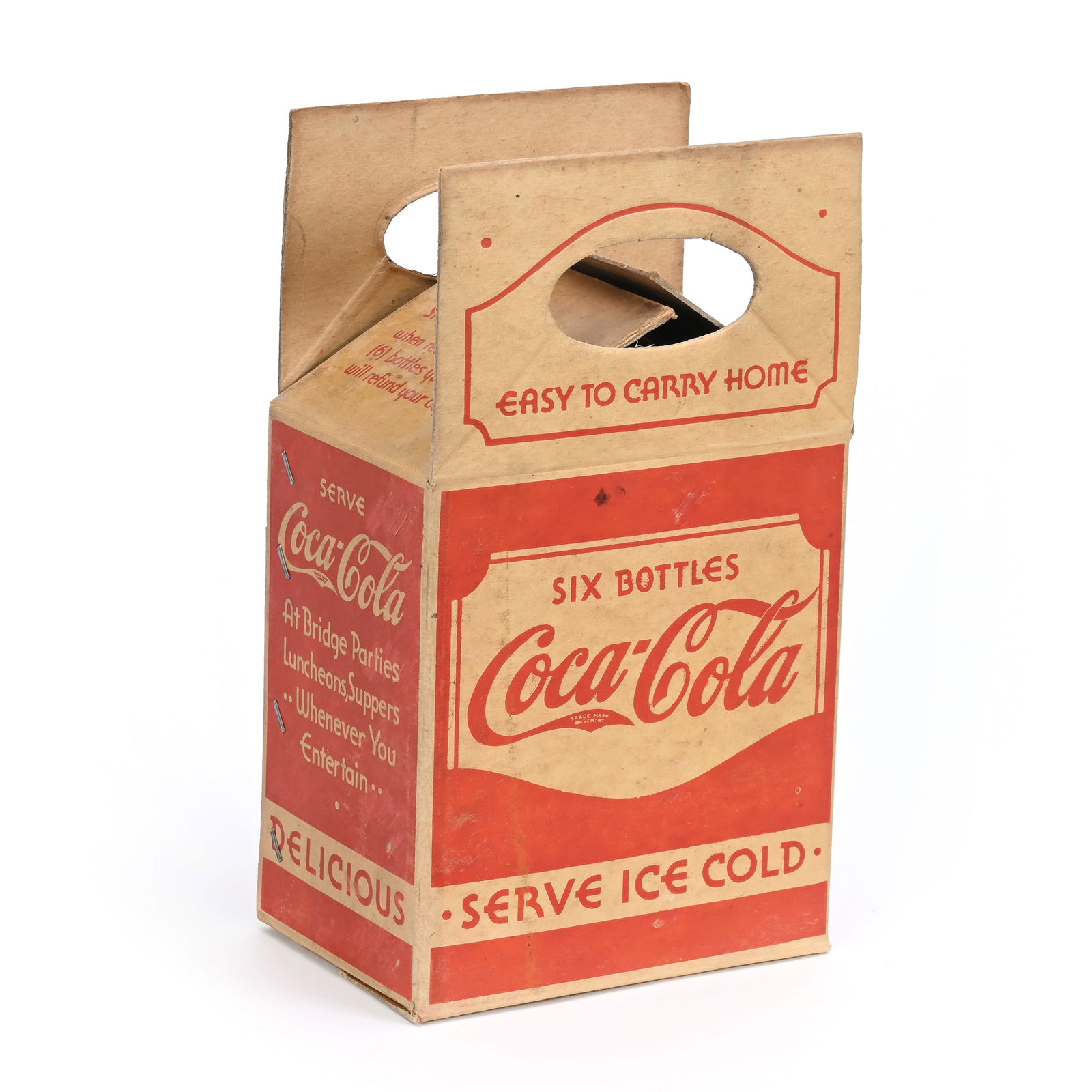 1933 Coca Cola NOS Cardboard Carrier (1 of 3)