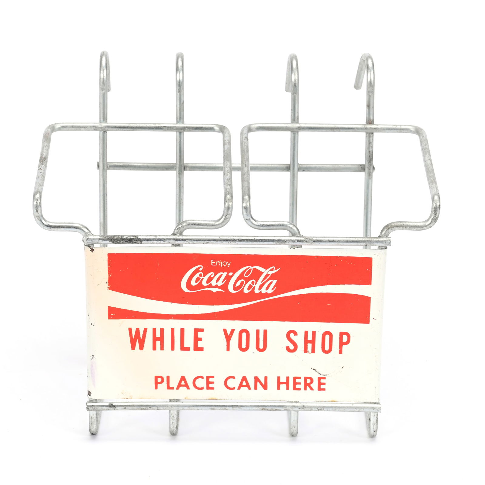1970's Coca Cola Bottle Holder For Shopping Cart (1 of 2)