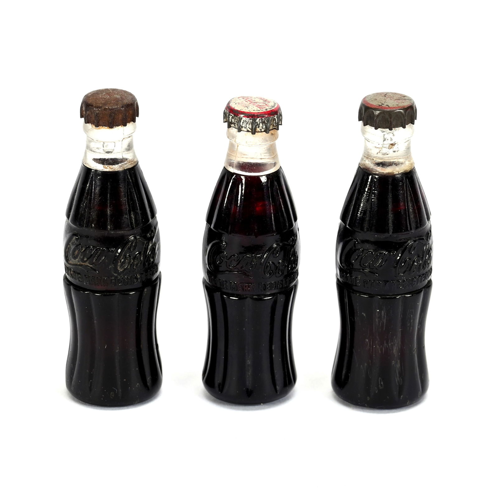 1950's Coca Cola Bottle Lighters, Black (1 of 4)