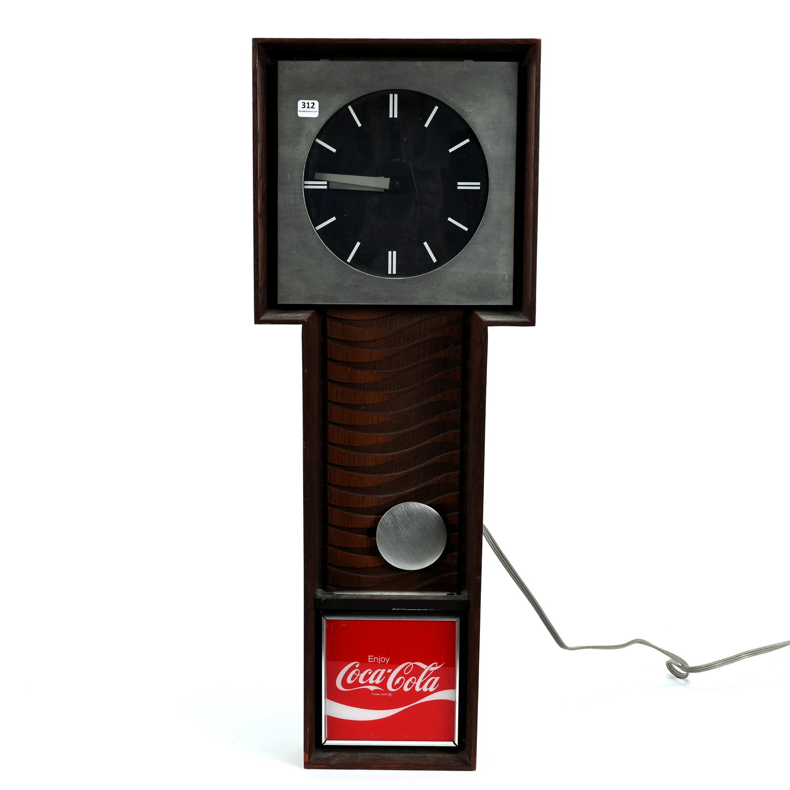 1970's Coca Cola Clock, Pendulum, Electric (1 of 3)