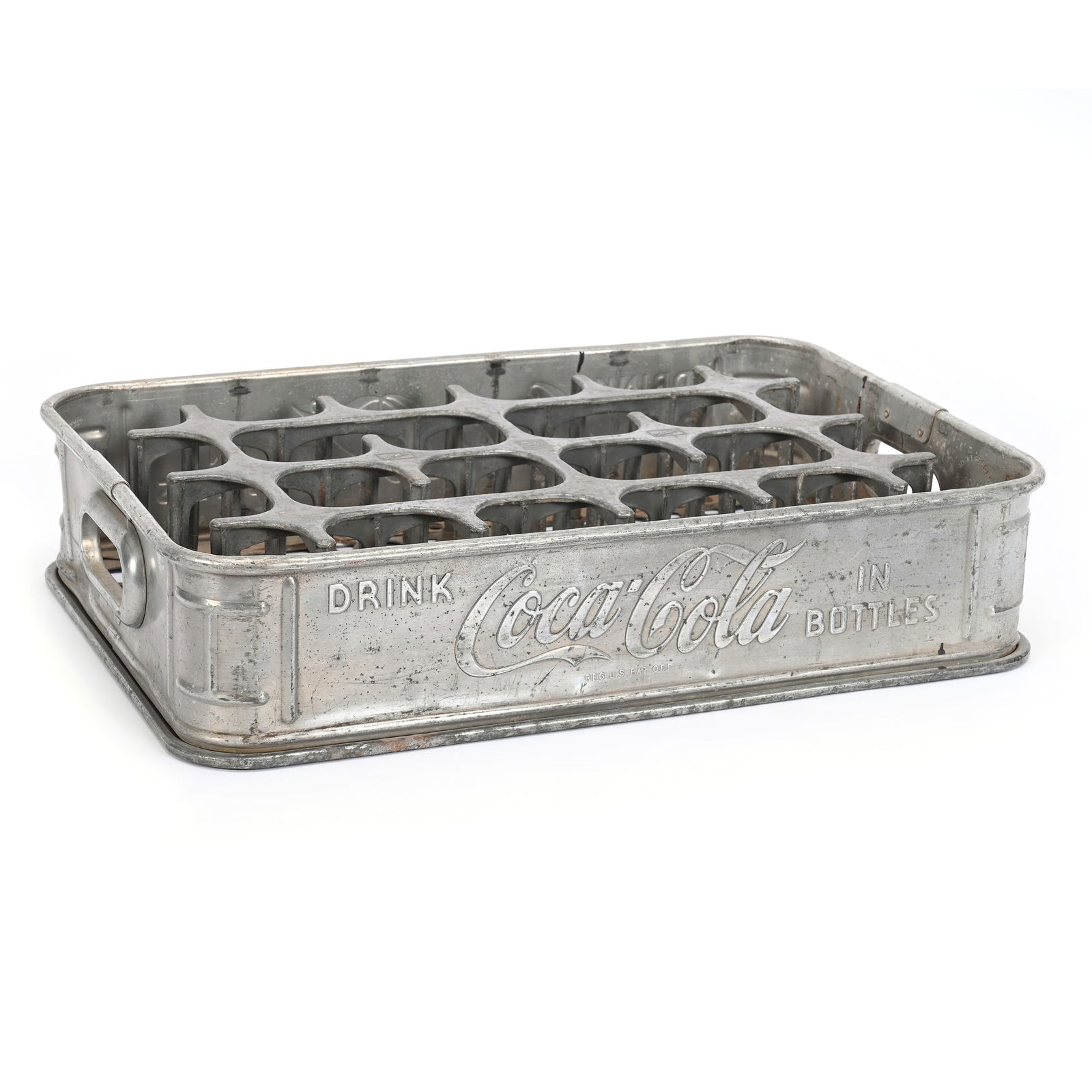 1950's Coca Cola Aluminum Case, 24 Bottle (1 of 2)