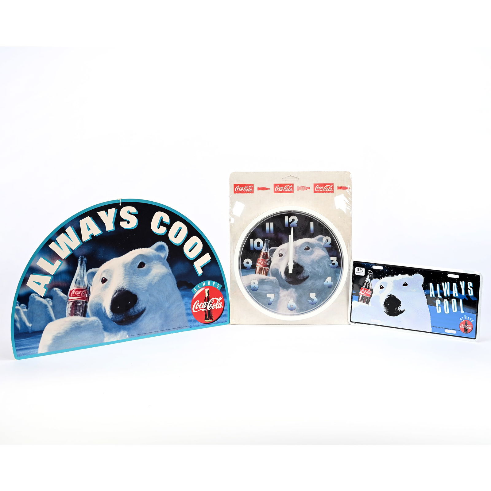 1990's Coca Cola Polar Bear Items (3) (1 of 2)