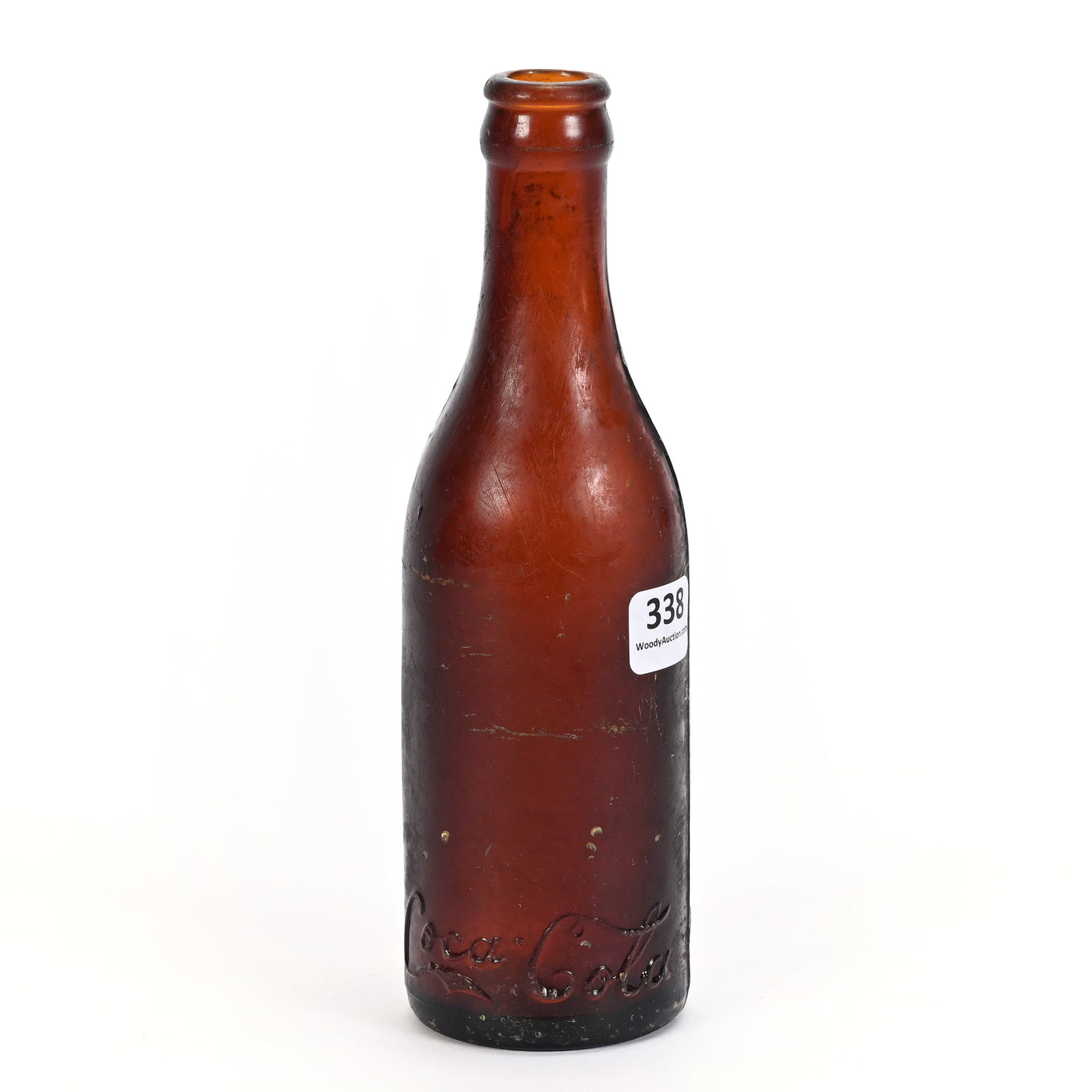 Early 1900's Coca Cola Amber Script Bottle (1 of 3)