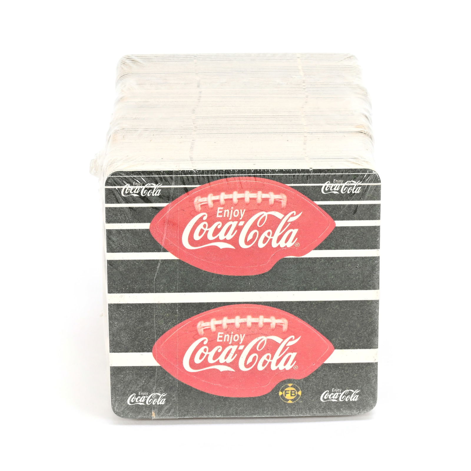 Coca Cola Football Coaster Set Of (90) (1 of 2)