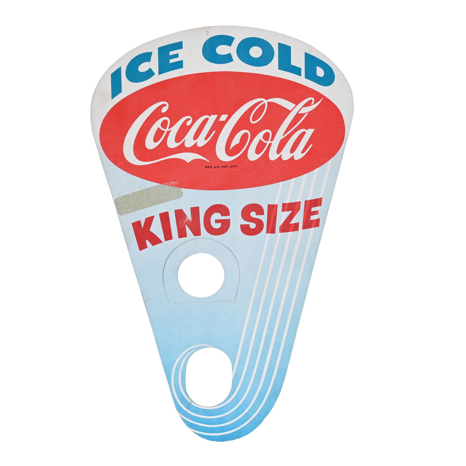 1950's Coca Cola Bottle Topper, King Size (1 of 2)
