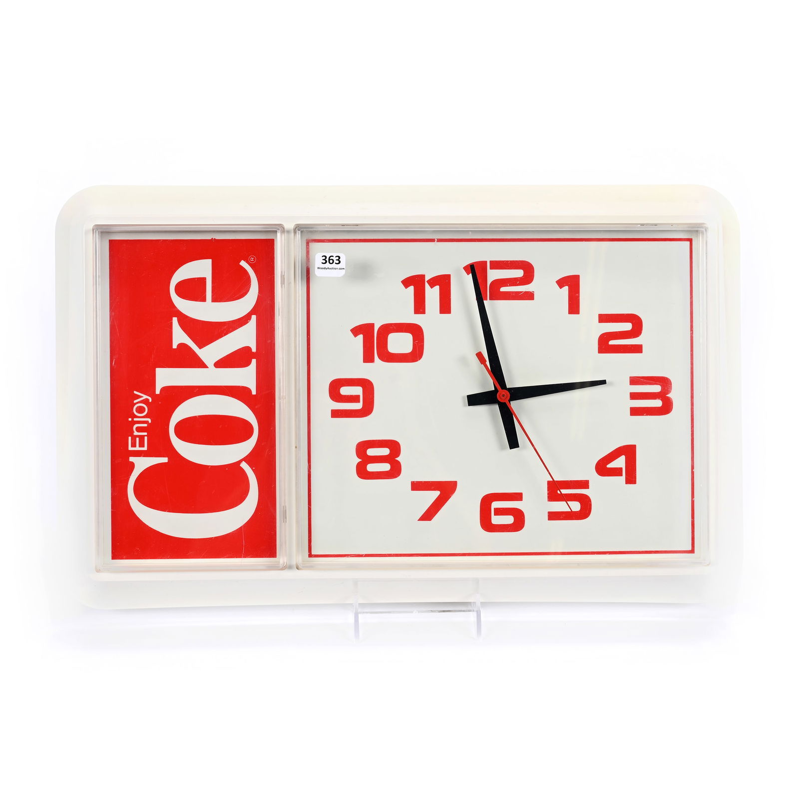 1985 Coca Cola Electric Clock, "Enjoy Coke" (1 of 3)