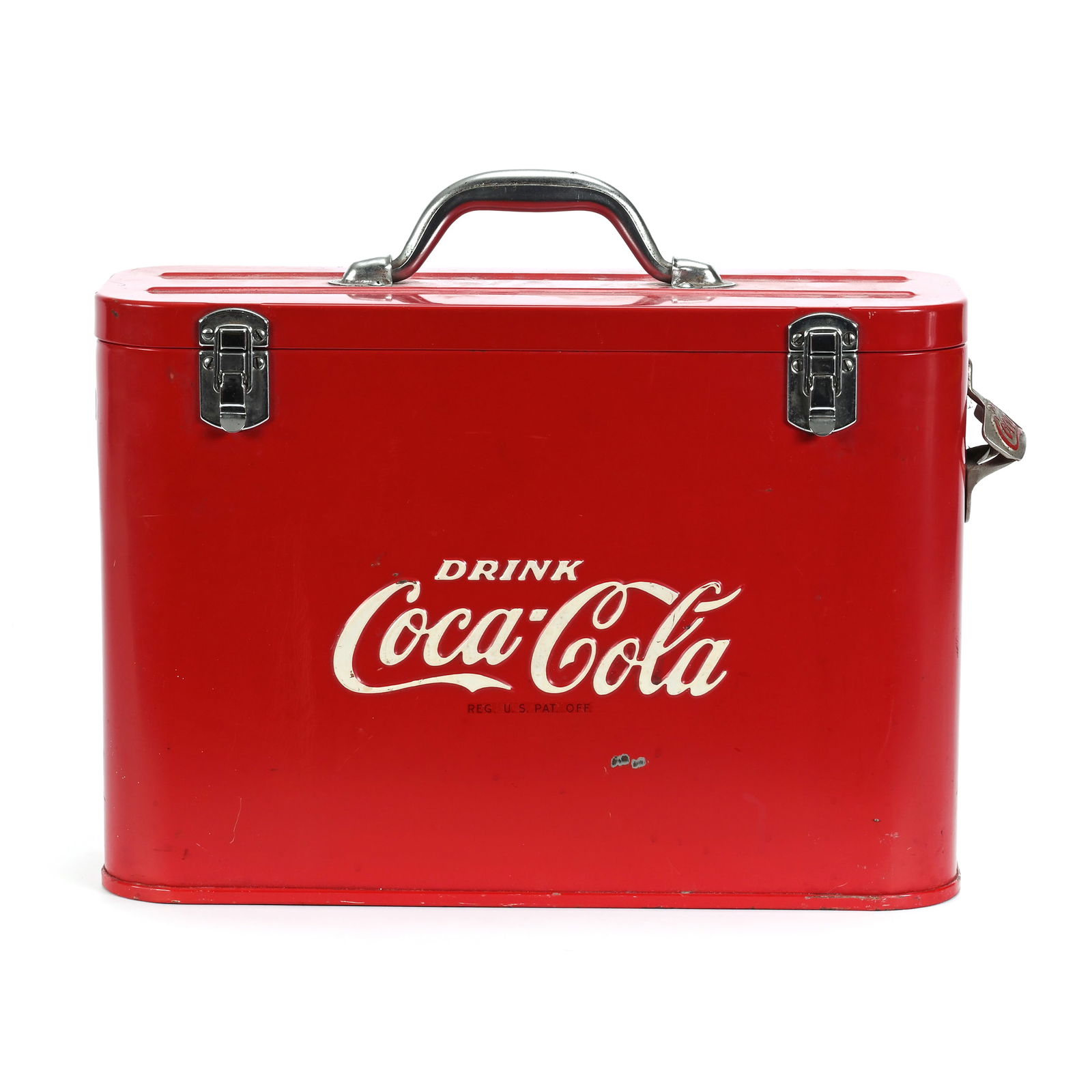 1940-50's Coca Cola Metal Airline Cooler (1 of 4)