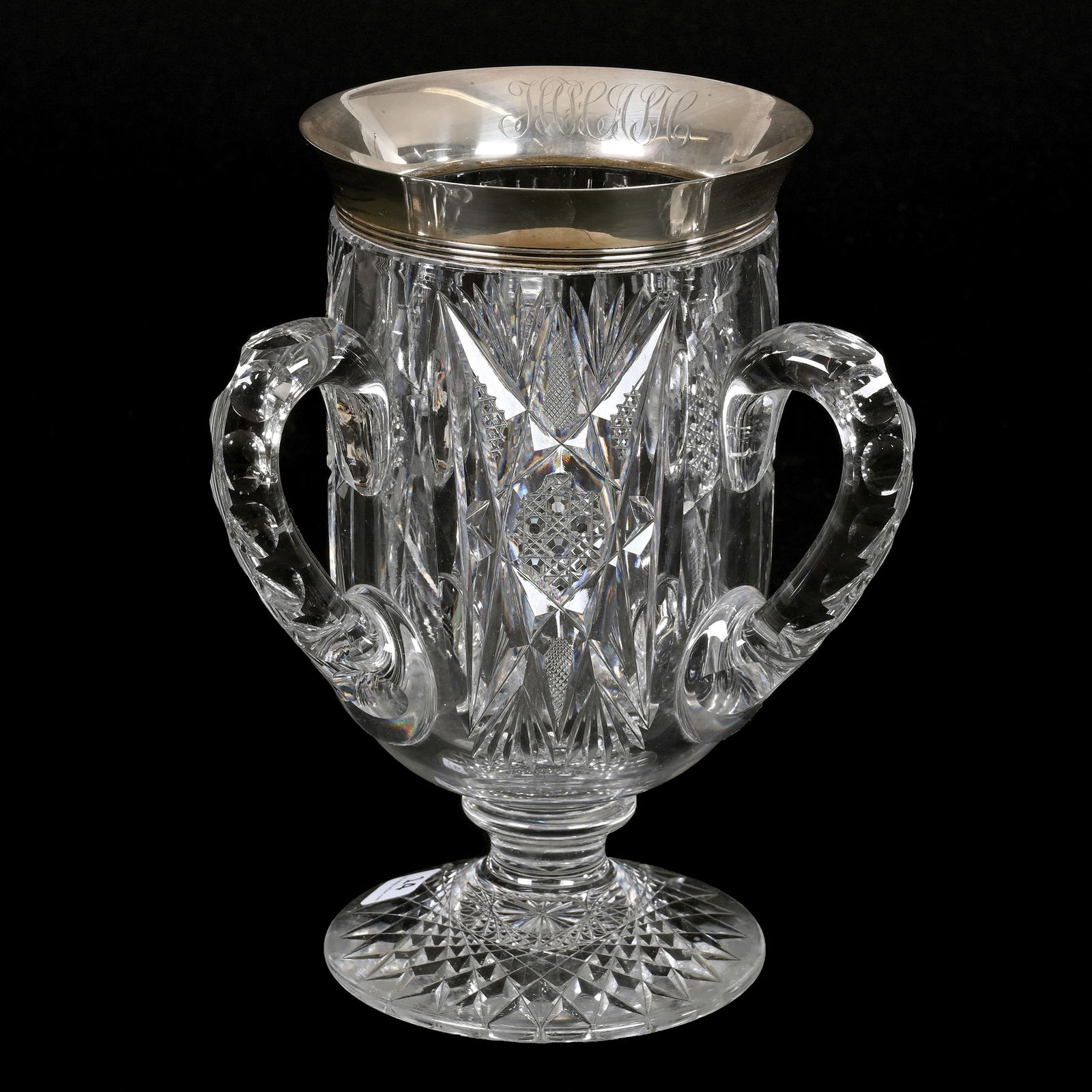 Pedestal Loving Cup, Three Handles, ABCG (1 of 5)