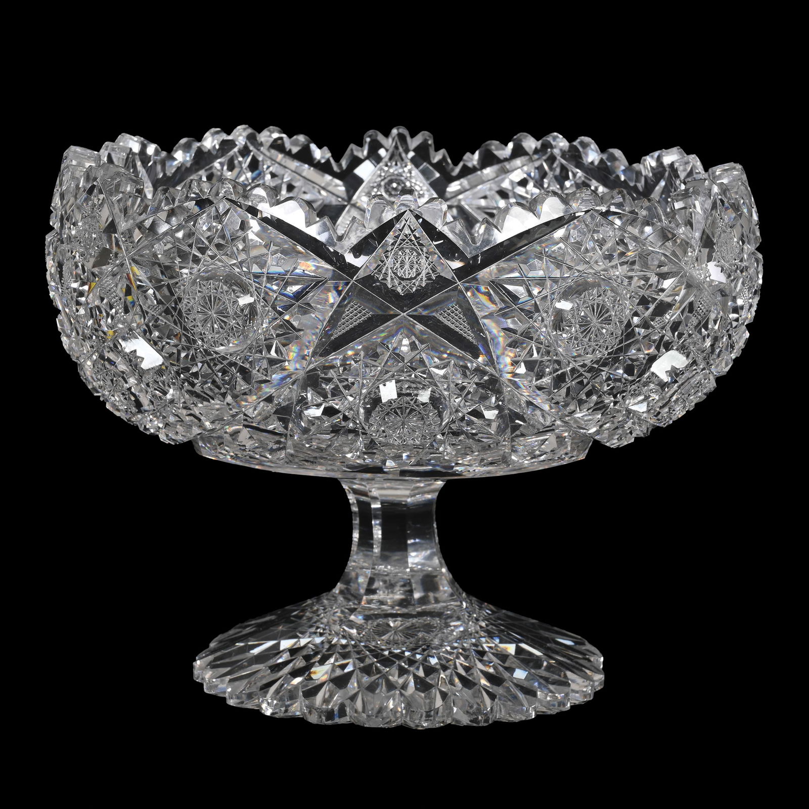 Compote/Centerpiece, ABCG, Signed Hawkes Lorraine (1 of 3)