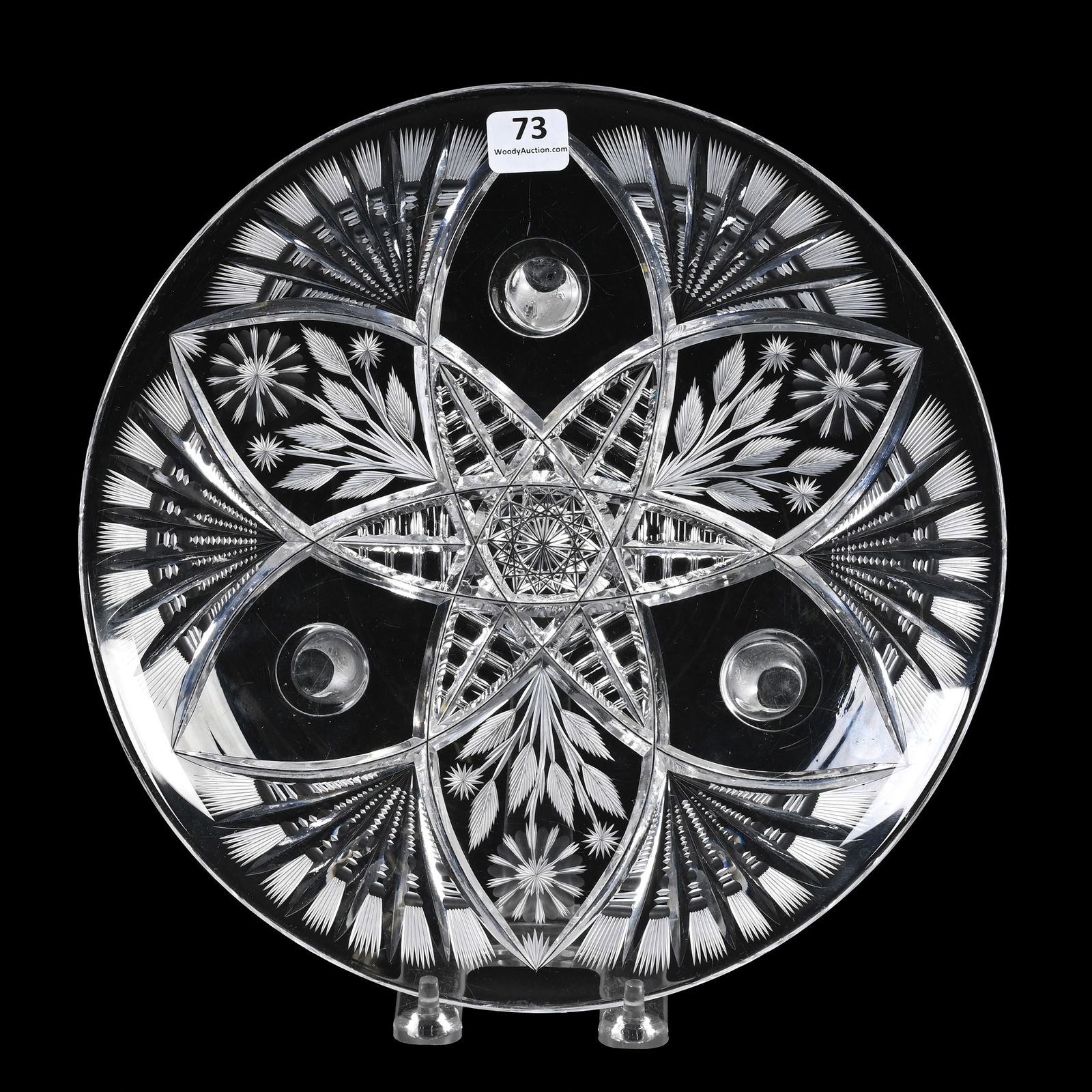 Footed Cake Stand, ABCG, Nassau Pattern (1 of 2)