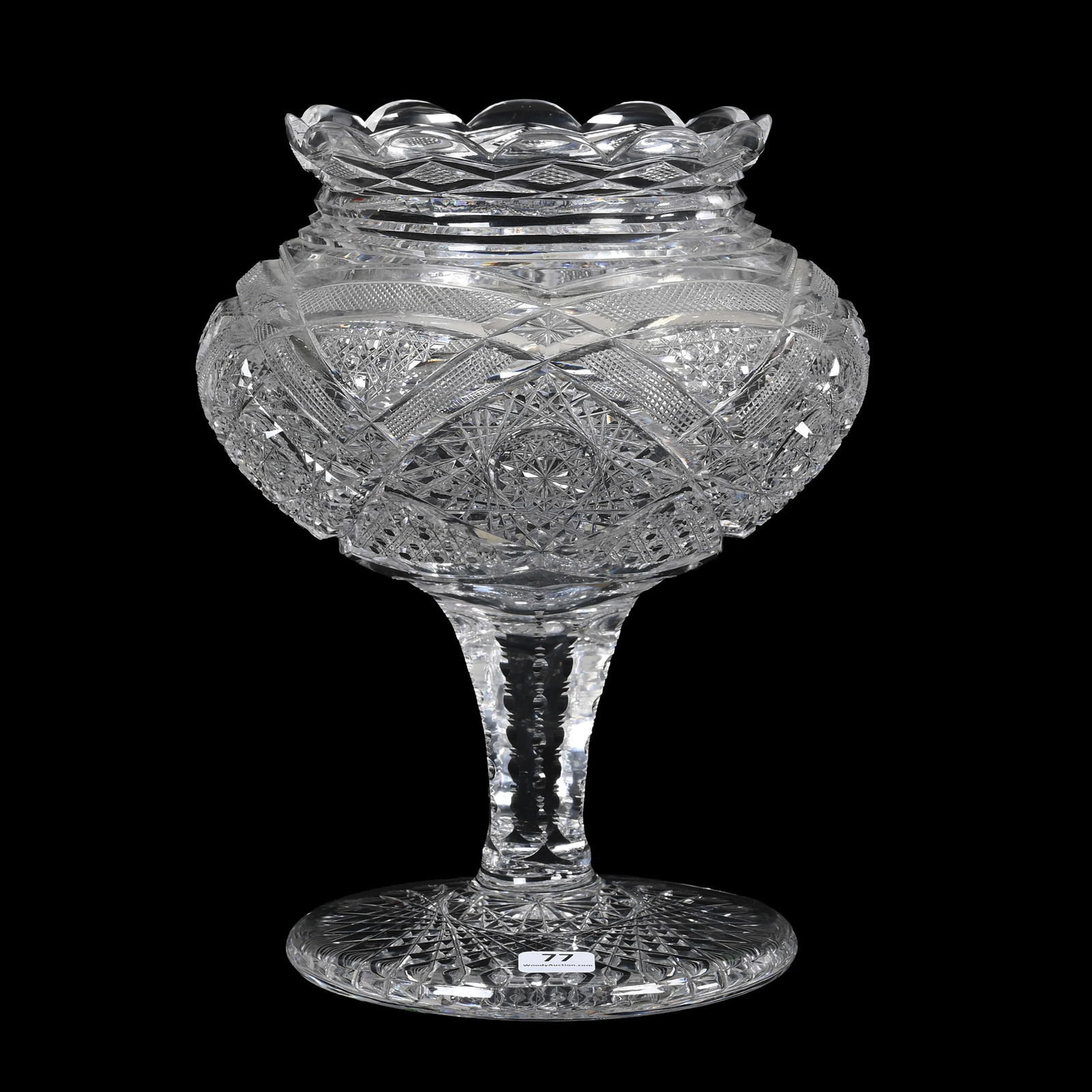 Chalice Vase, ABCG, Pattern #17 By Elmira (1 of 3)