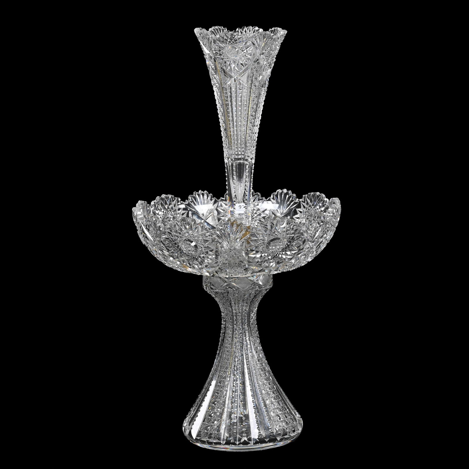 Epergne, ABCG, Three Part, Pairpoint, Brilliant Pattern (1 of 3)
