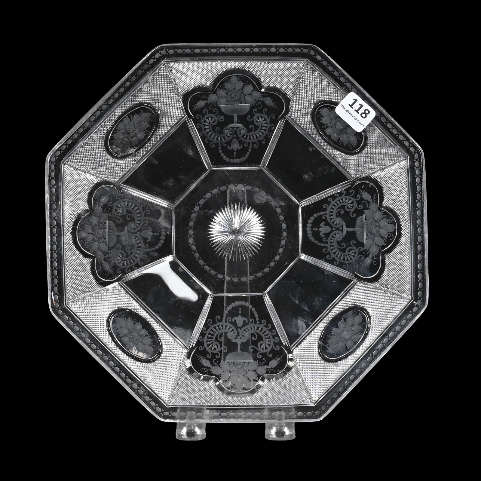 Plate, Eight-Sided, ABCG, Signed Sinclaire (1 of 2)